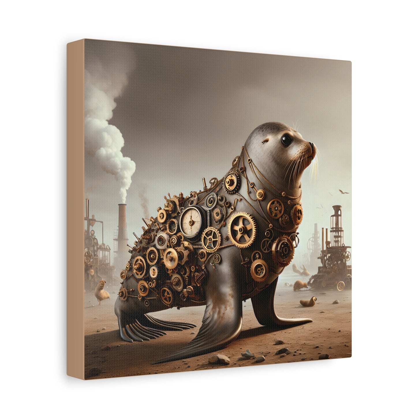 Steampunk Seal 7 - Wall Art