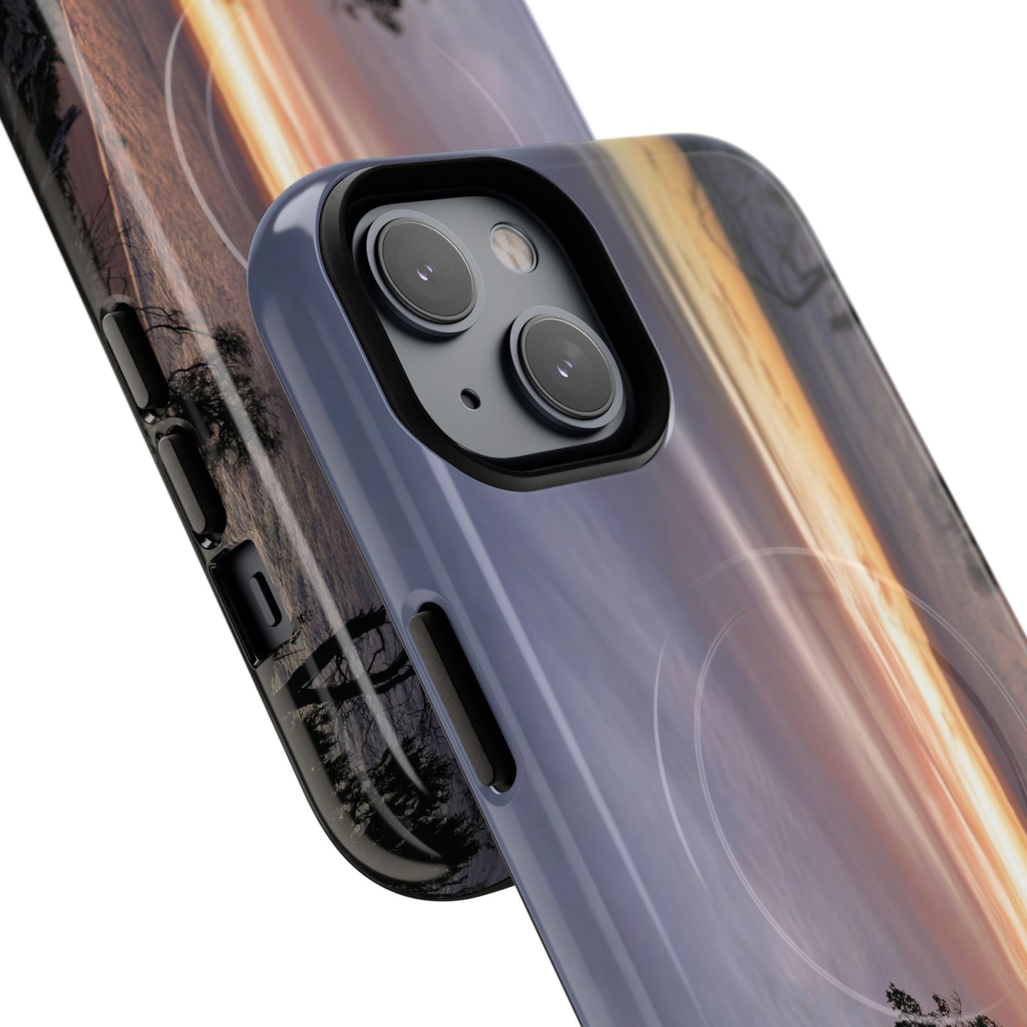 A Tranquil Evening: The Sunset Over Cowes - Tough Magnetic Cases