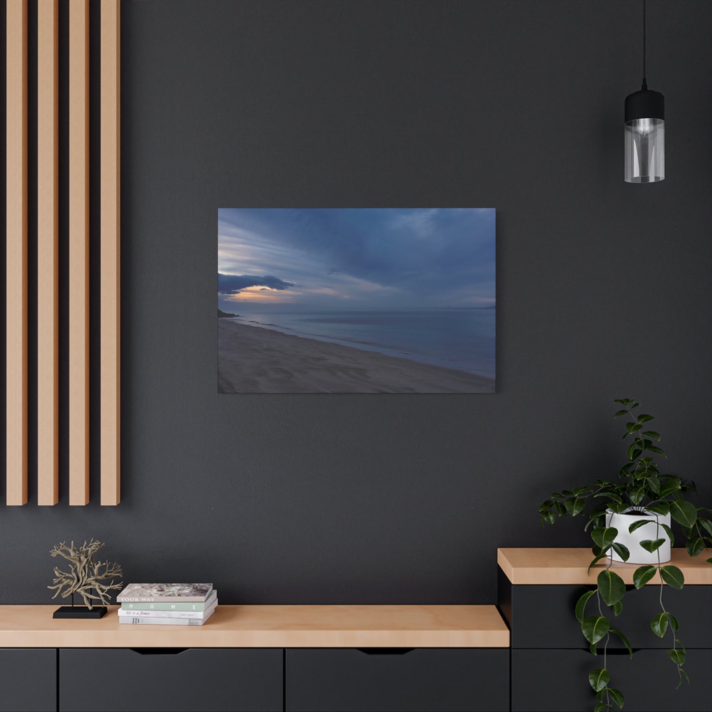 Winter Dawn at Waterloo Beach [6707] | Stretched Canvas
