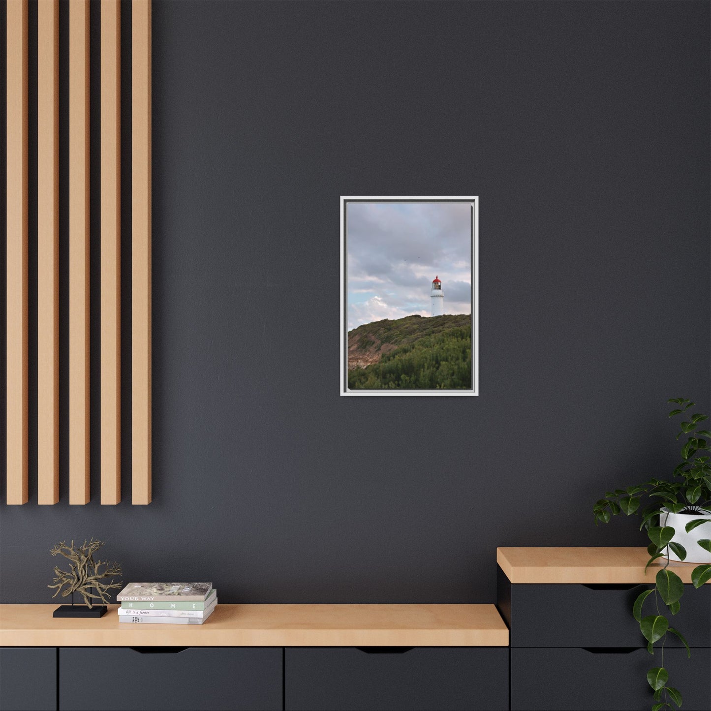 Cape Schank Lighthouse in Winter Light [6286] | Framed Canvas