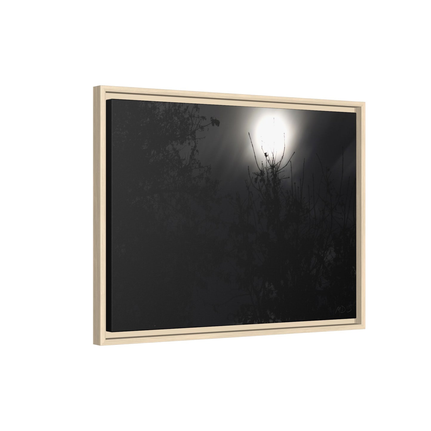 A Dance of Shadows Beneath the Moonlight [28] | Framed Canvas