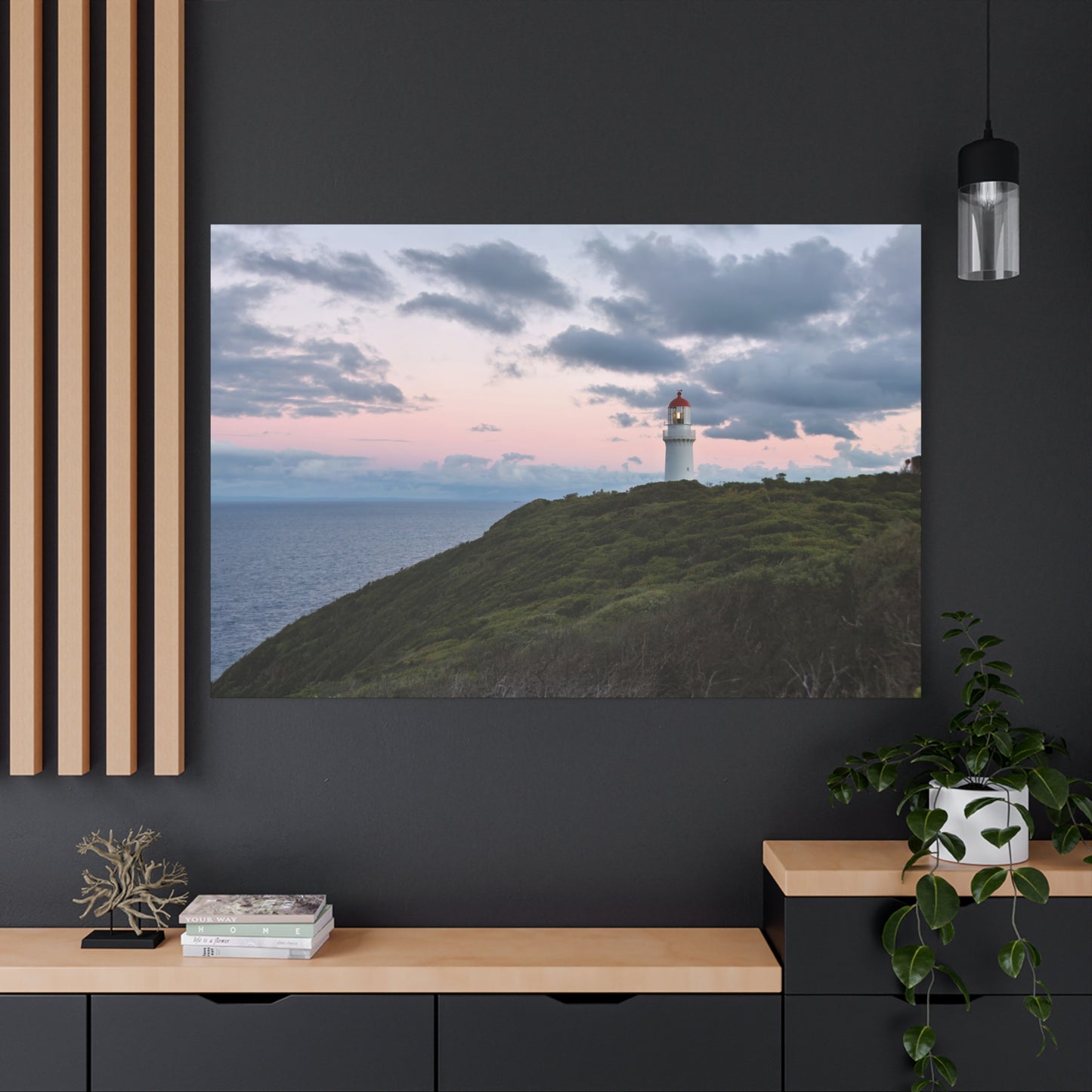 Cape Schank Lighthouse at Sunrise in Winter [6228] | Stretched Canvas