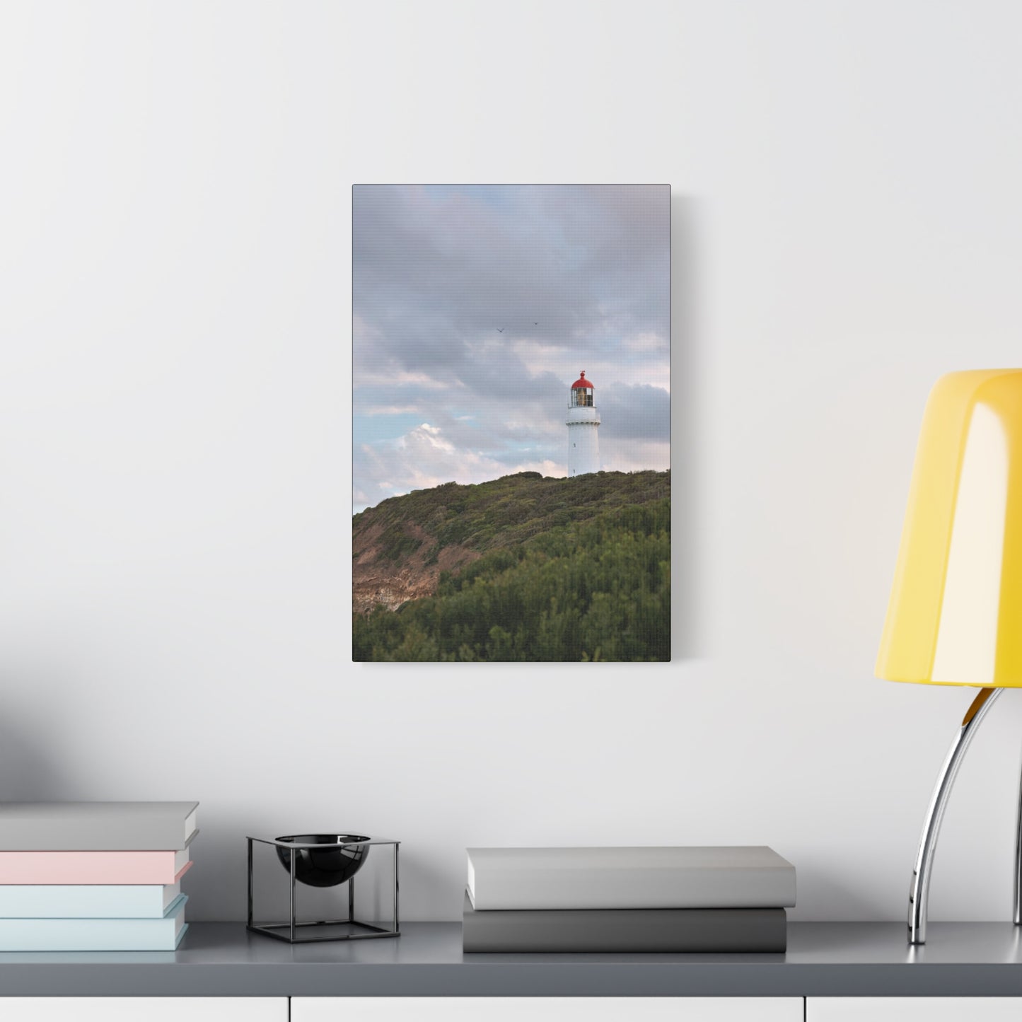 Cape Schank Lighthouse in Winter Light 6286 - Thick Matte Canvas Print