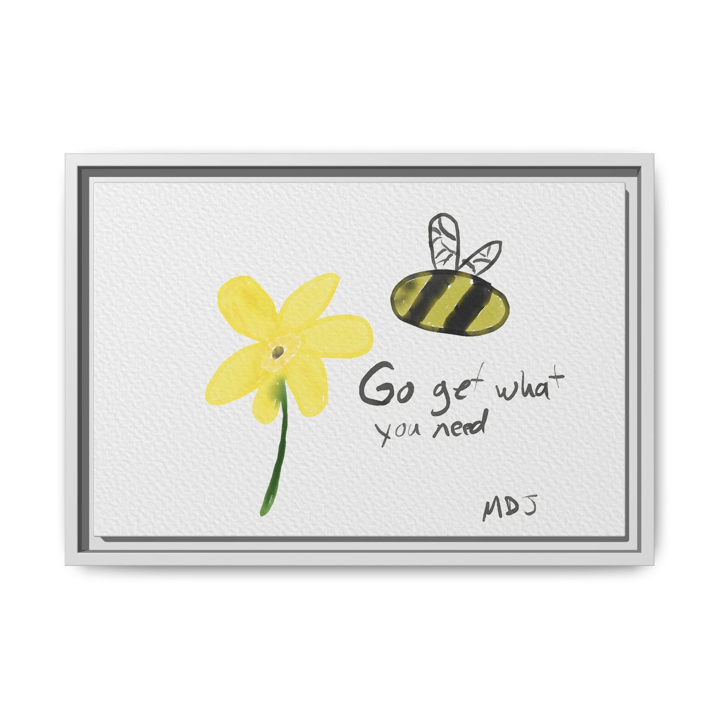 Bumble Flower | The Framed Canvas Deployment