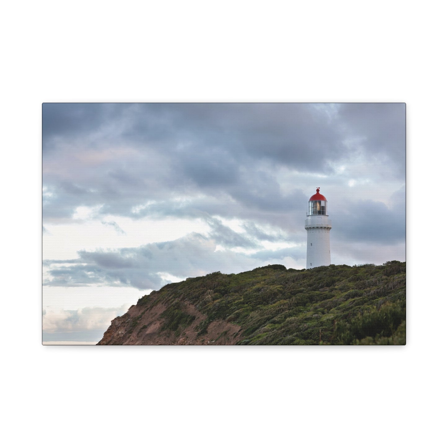 Cape Schank Lighthouse on a Winter Morning 6287 - Canvas Print