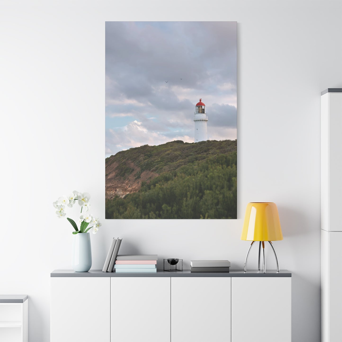 Cape Schank Lighthouse in Winter Light [6286] | Stretched Canvas