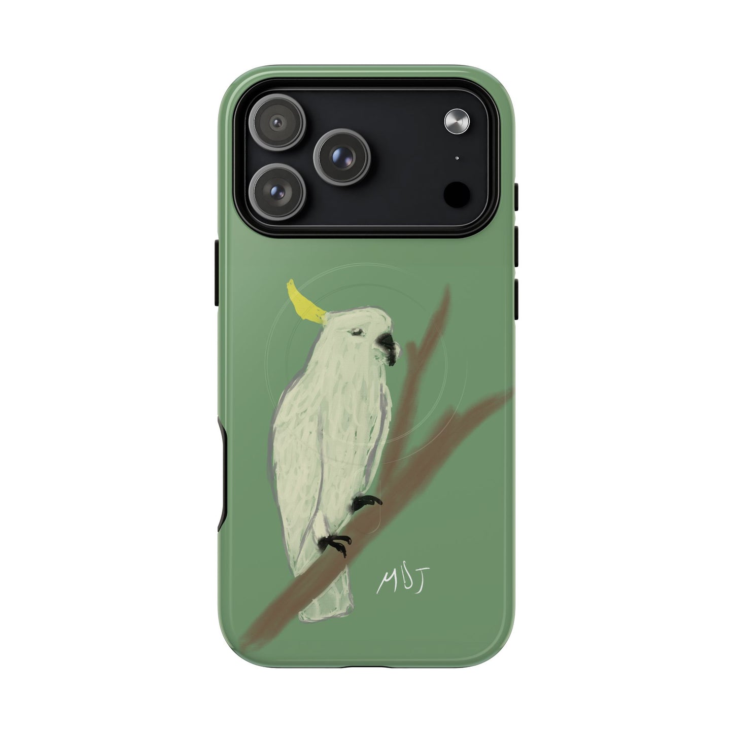 Cockatoo Charm - Tough Magnetic Case (MagSafe® Compatible)