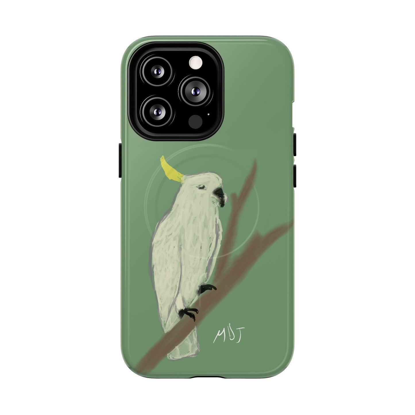 Charme Kakatoès | Coque magnétique robuste (Compatible MagSafe®)