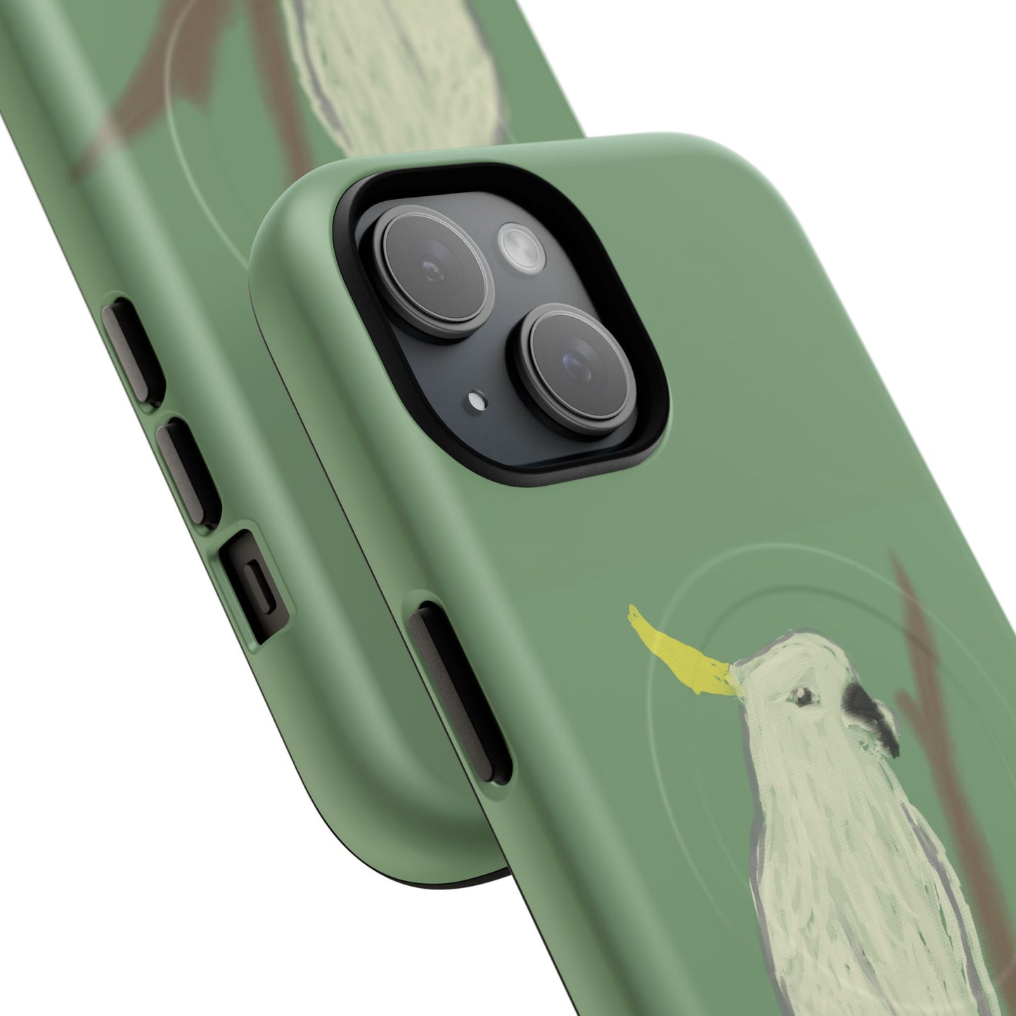 Cockatoo Charm - Tough Magnetic Case (MagSafe® Compatible)