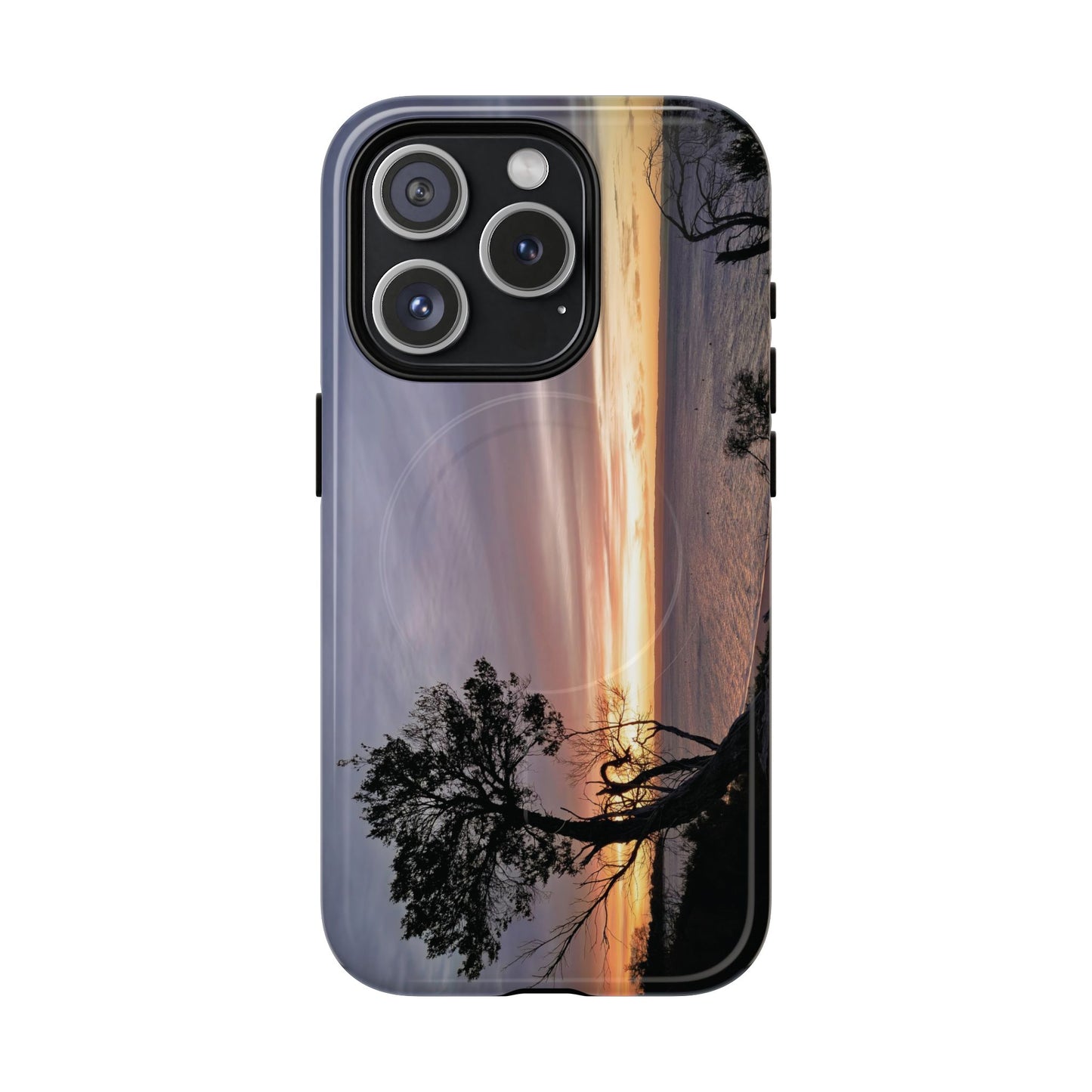 A Tranquil Evening: The Sunset Over Cowes - Tough Magnetic Cases