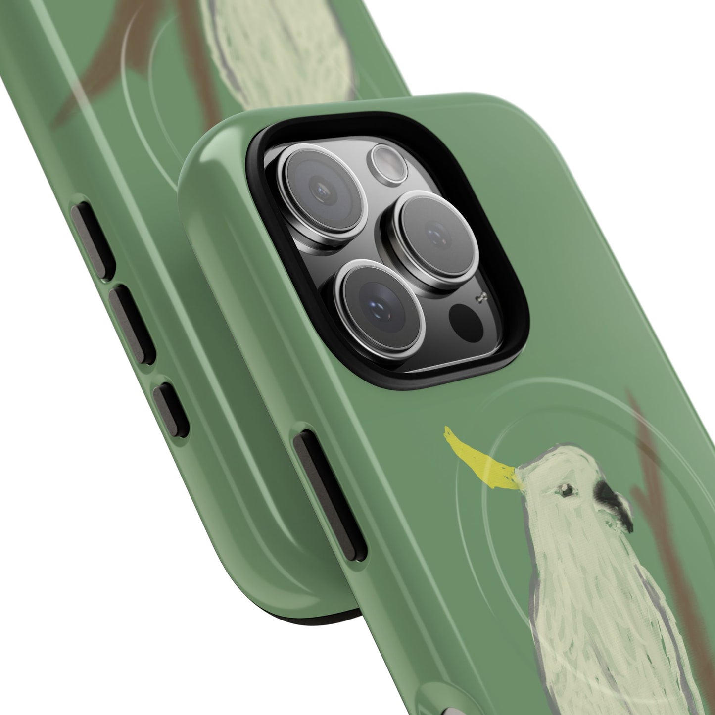 Cockatoo Charm - Tough Magnetic Case (MagSafe® Compatible)