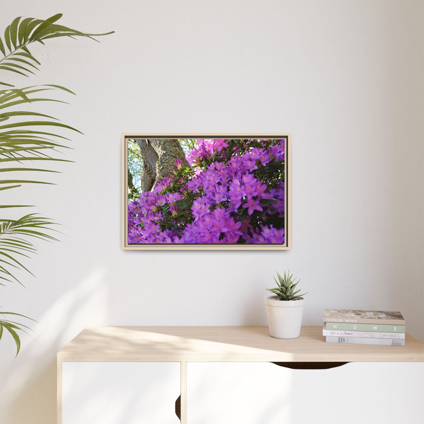 Azaleas in Bloom [3011] | Framed Canvas