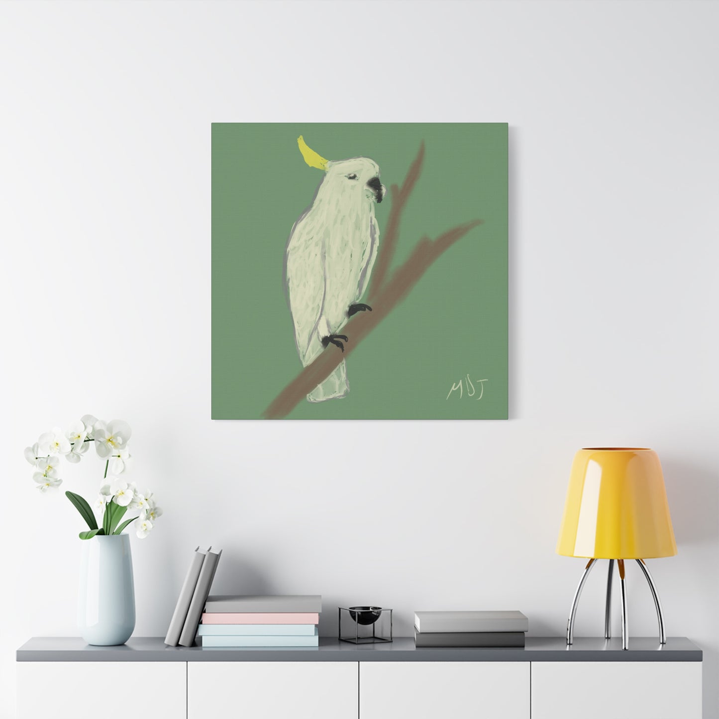 Cockatoo Charm - Canvas Print