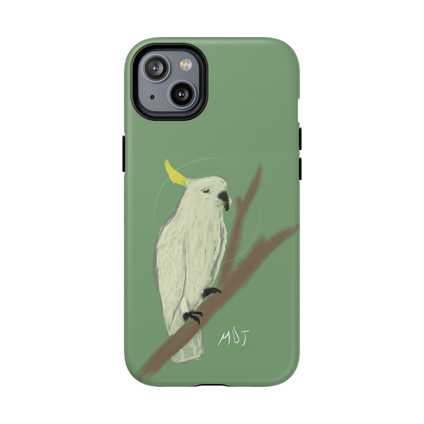 Charme Kakatoès | Coque magnétique robuste (Compatible MagSafe®)