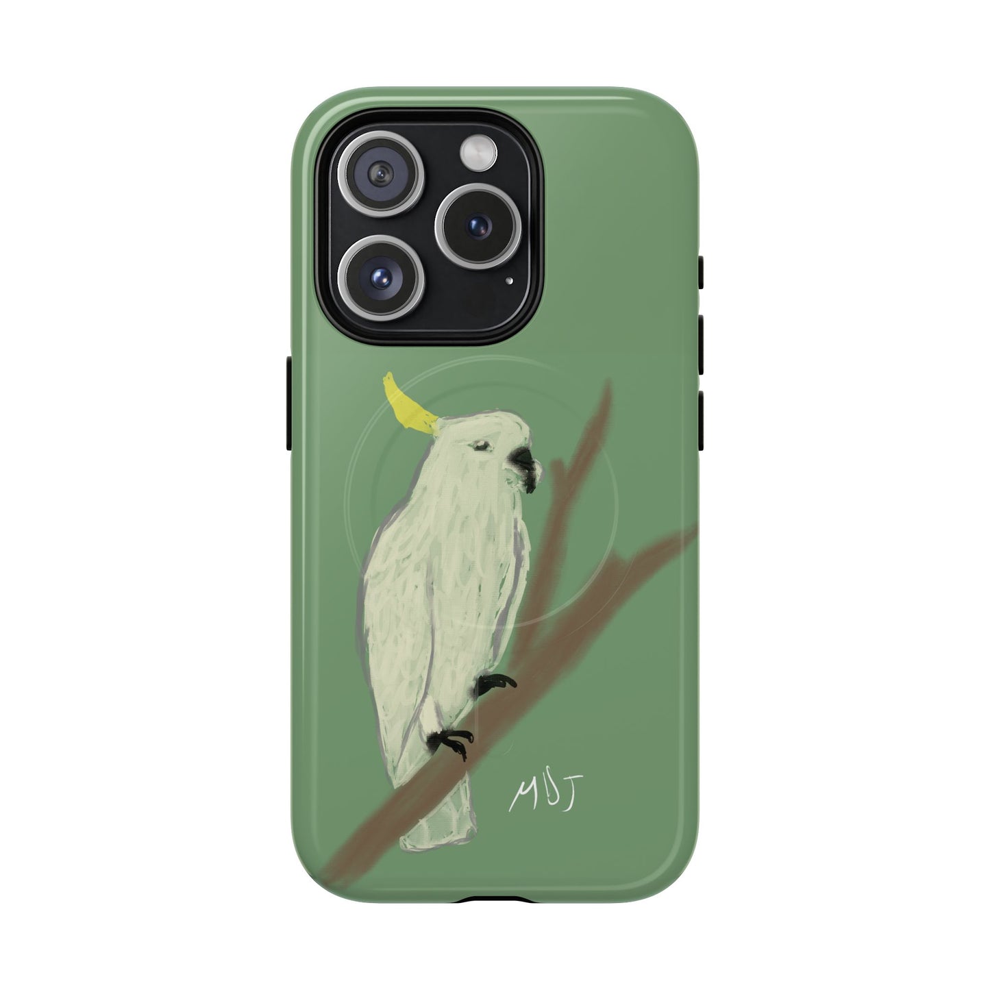 Cockatoo Charm - Tough Magnetic Case (MagSafe® Compatible)