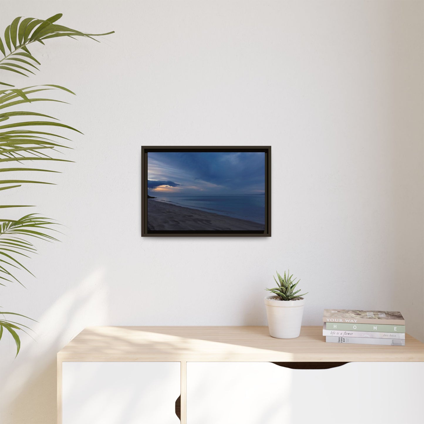 Winter Dawn at Waterloo Beach [6707] | Framed Canvas