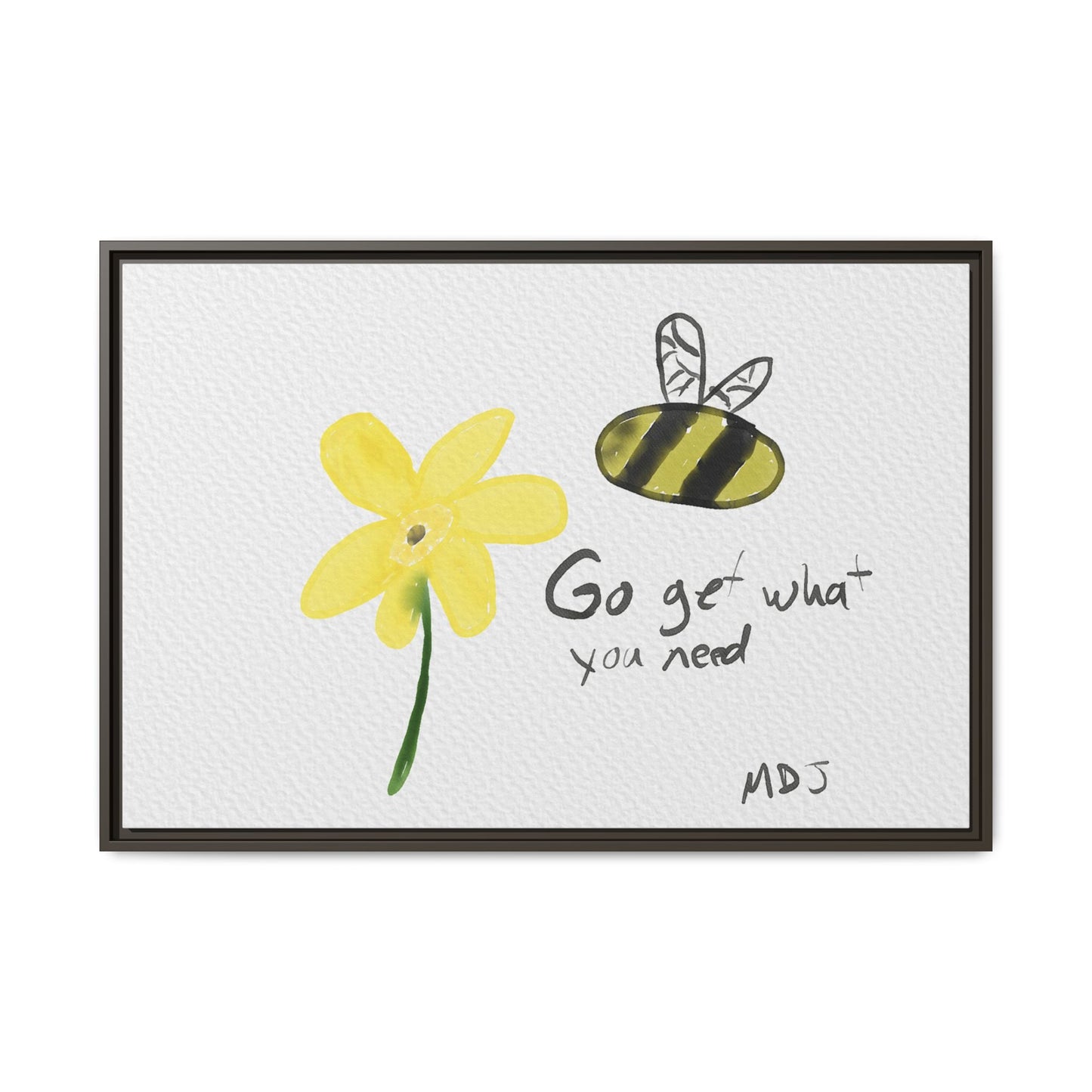Bumble Flower | The Framed Canvas Deployment