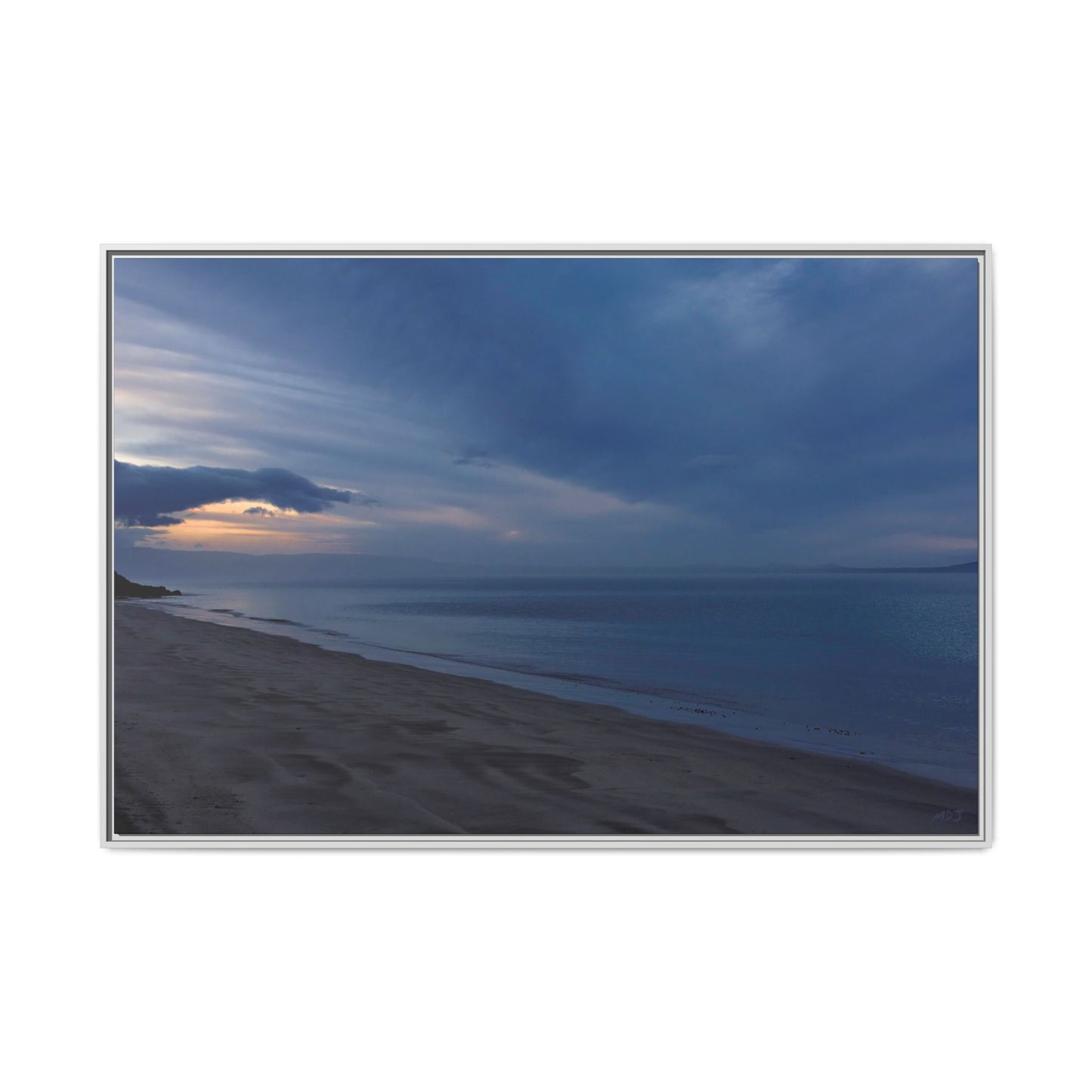 Winter Dawn at Waterloo Beach [6707] | Framed Canvas