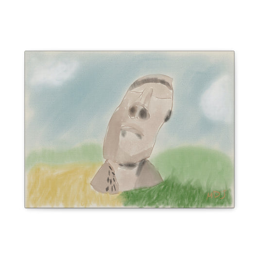 Moai Serenity | The Stretched Canvas Deployment