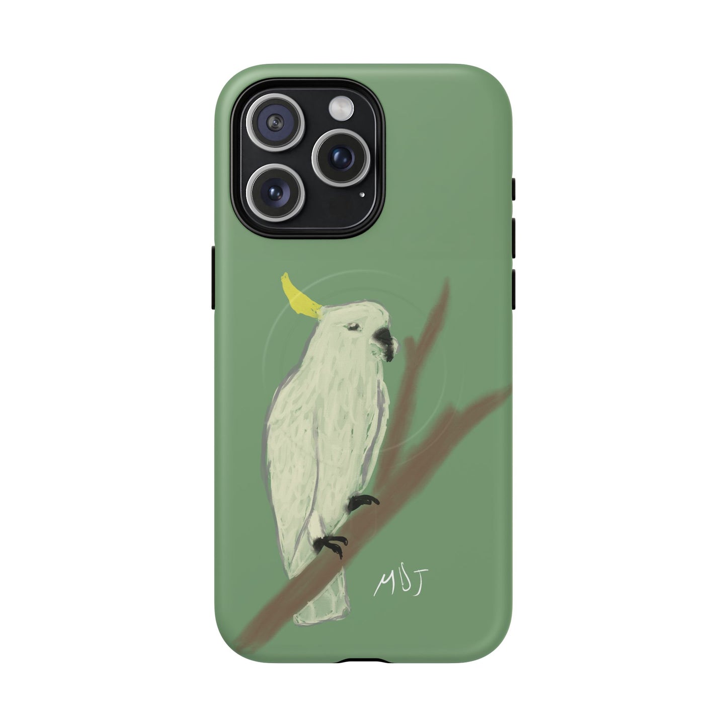 Charme Kakatoès | Coque magnétique robuste (Compatible MagSafe®)
