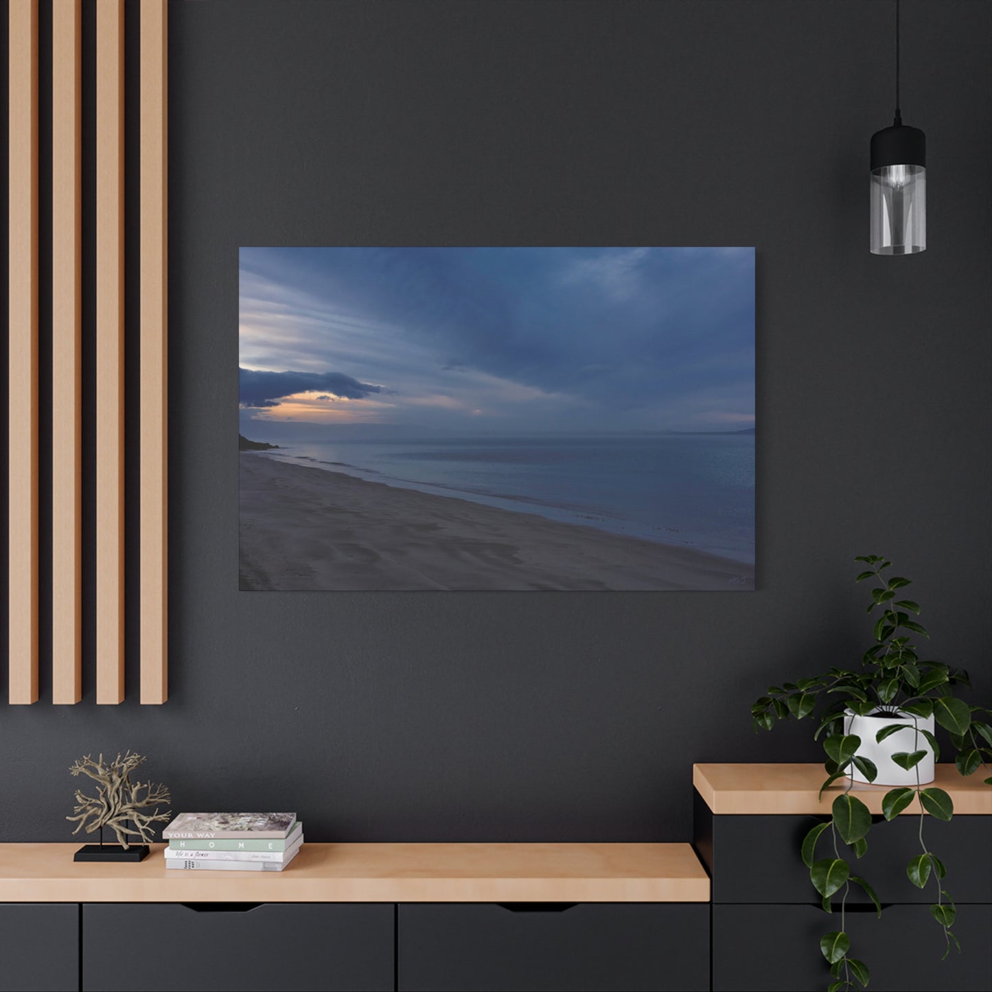 Winter Dawn at Waterloo Beach [6707] | Stretched Canvas