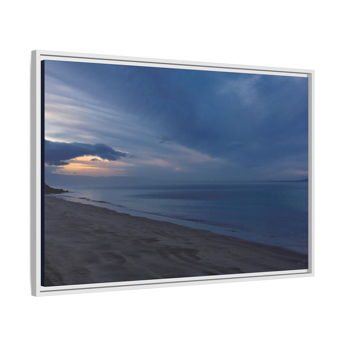 Winter Dawn at Waterloo Beach [6707] | Framed Canvas