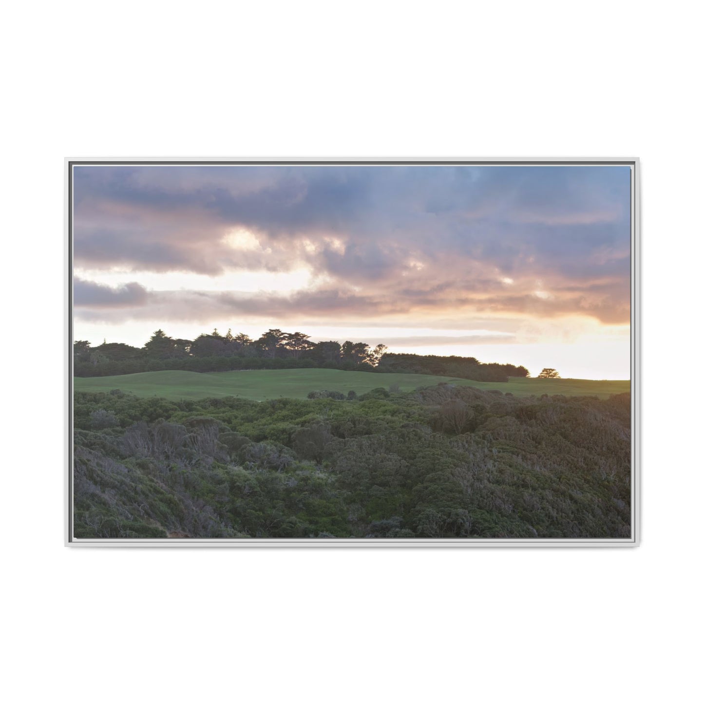 Winter Sunrise on the Mornington Peninsula [6268] | Framed Canvas