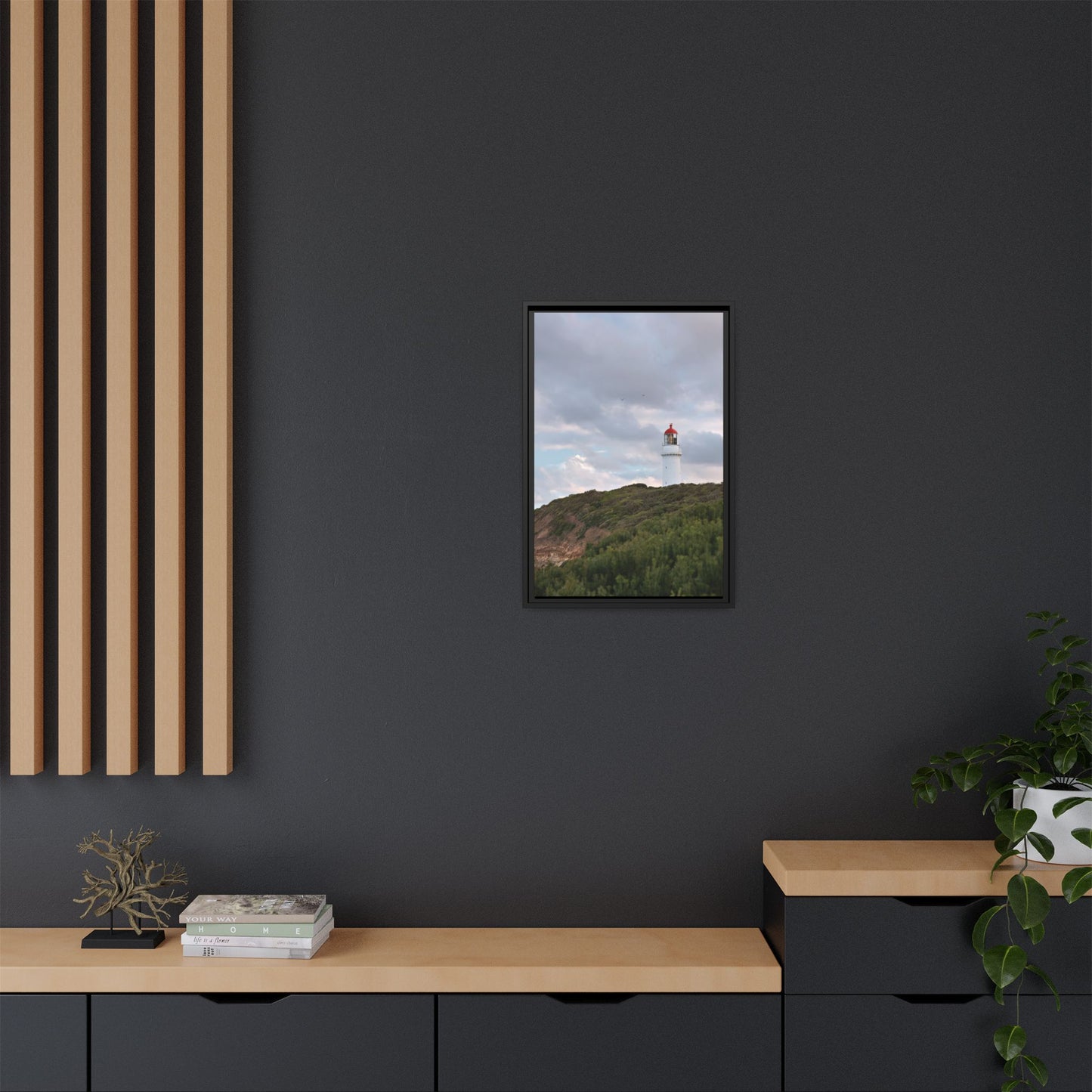 Cape Schank Lighthouse in Winter Light [6286] | Framed Canvas