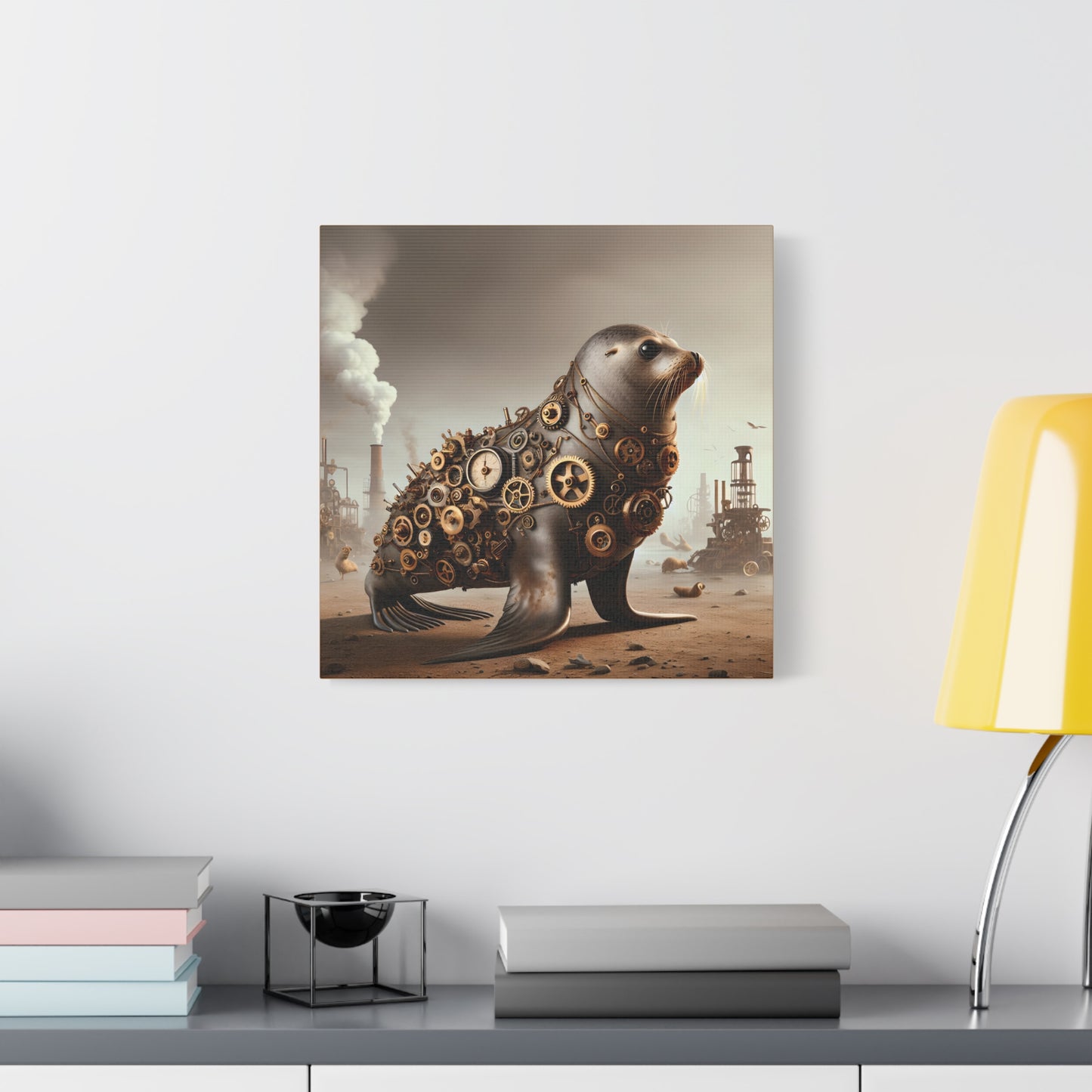 Steampunk Seal 7 - Wall Art