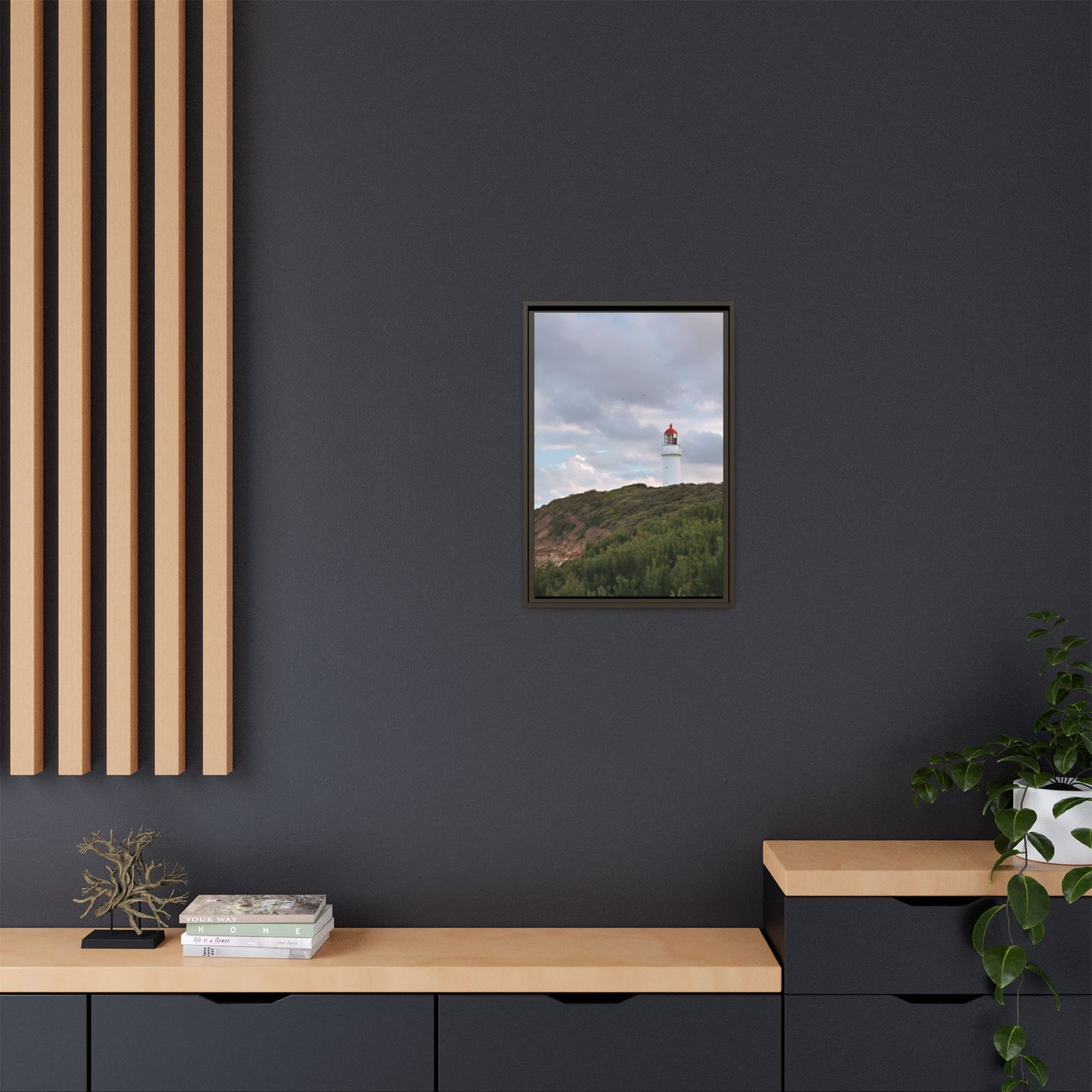 Cape Schank Lighthouse in Winter Light [6286] | Framed Canvas