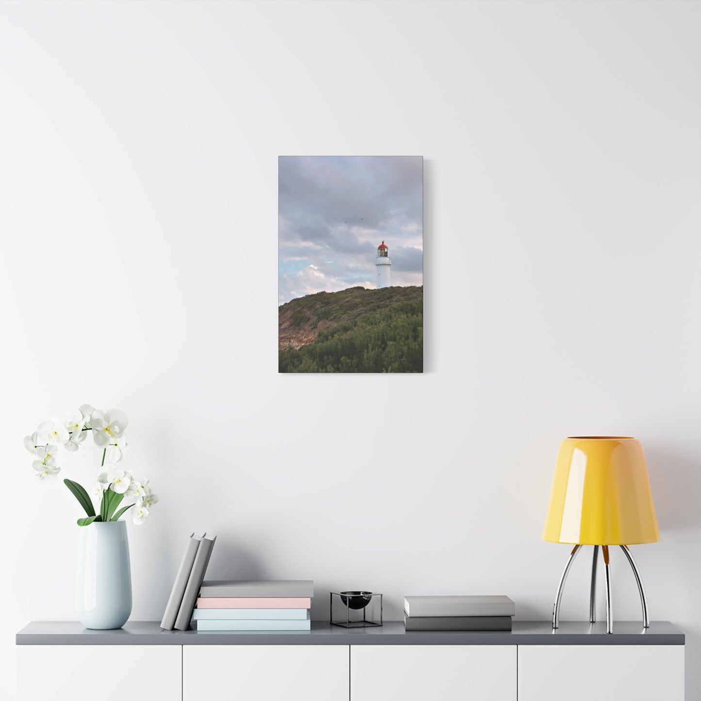 Cape Schank Lighthouse in Winter Light 6286 - Thick Matte Canvas Print