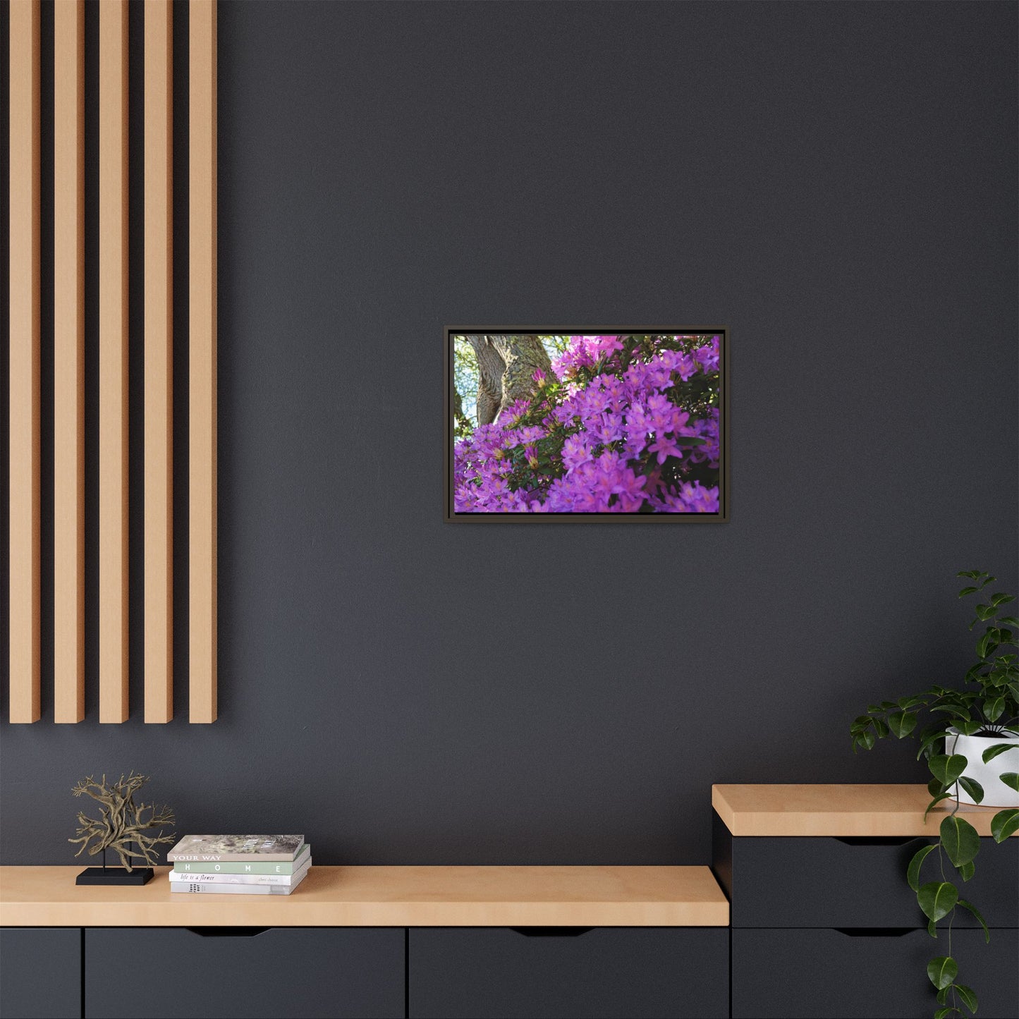 Azaleas in Bloom [3011] | Framed Canvas