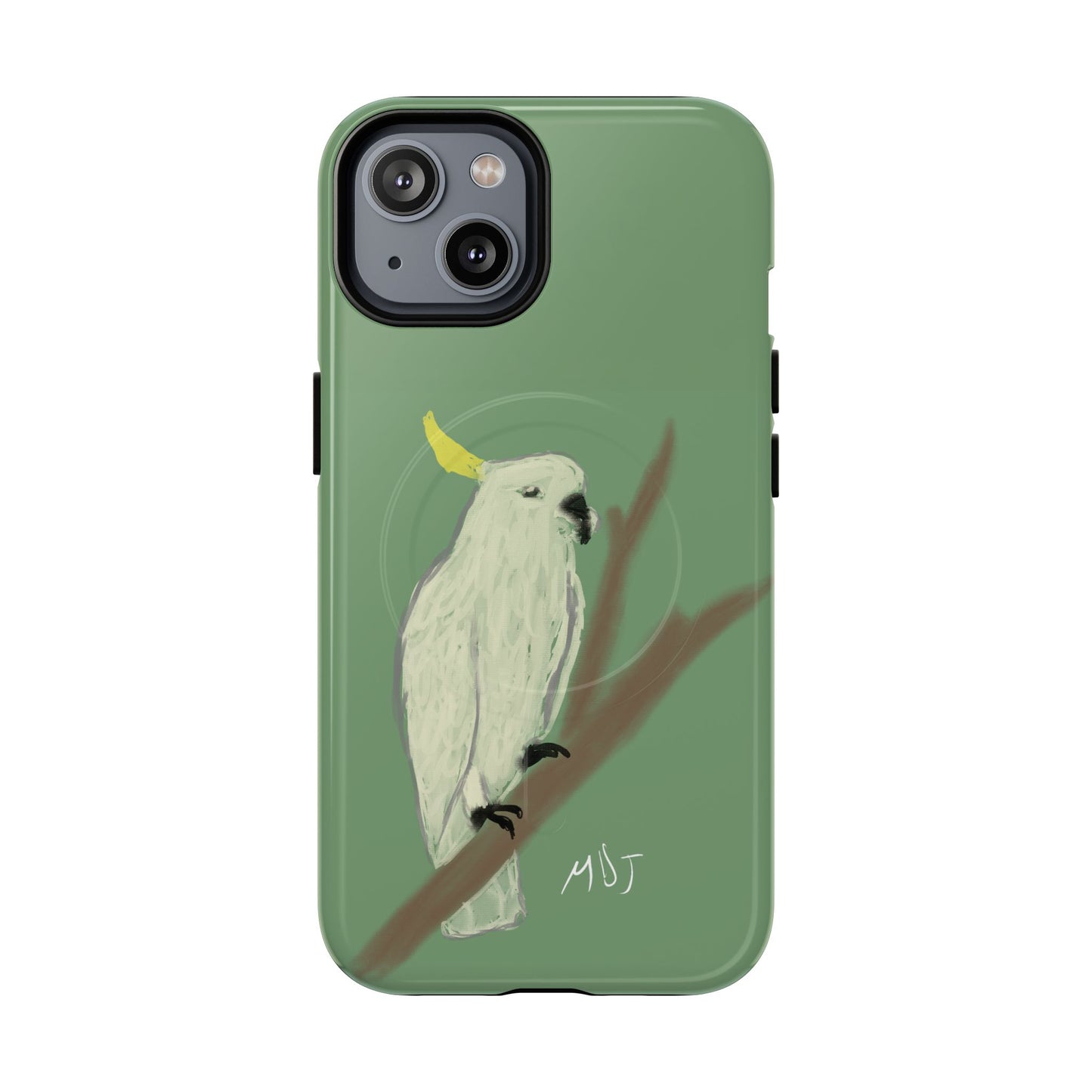 Charme Kakatoès | Coque magnétique robuste (Compatible MagSafe®)