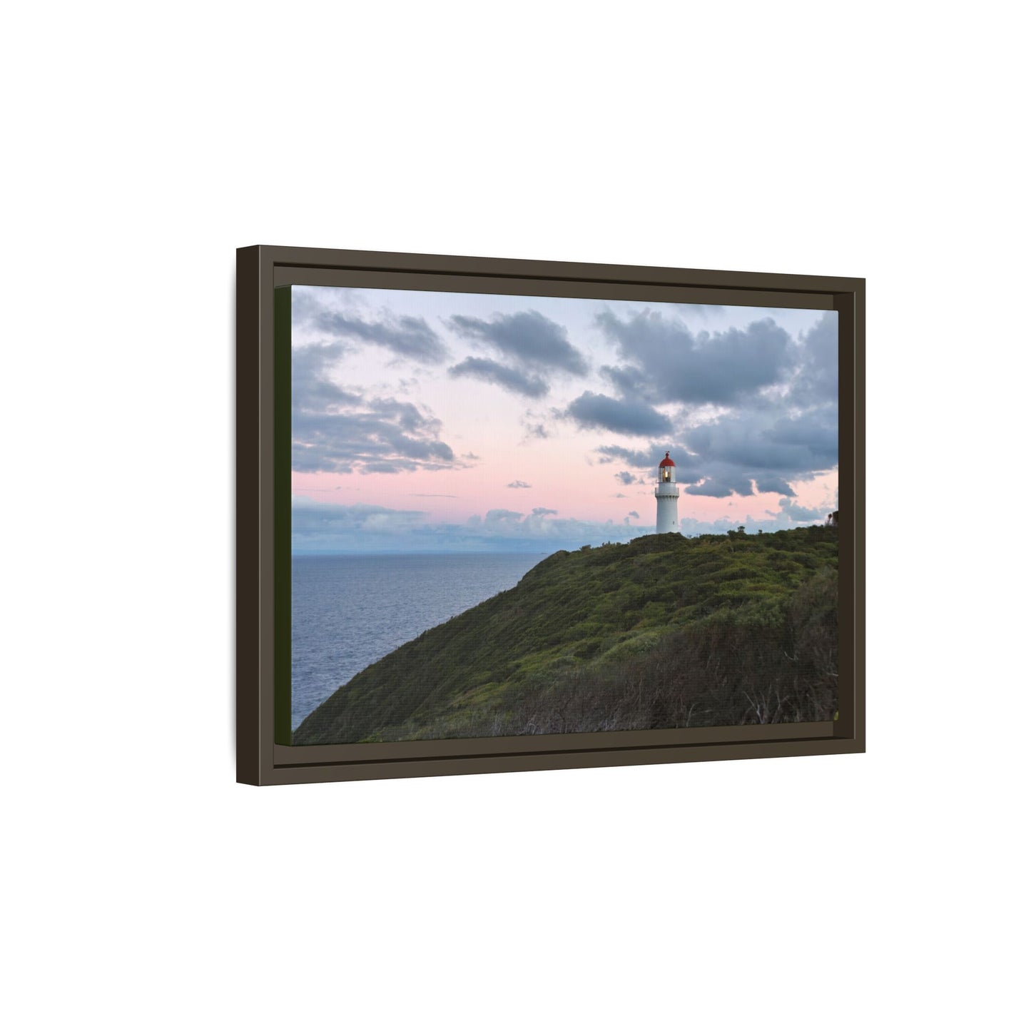Cape Schank Lighthouse at Sunrise in Winter [6228] | Framed Canvas