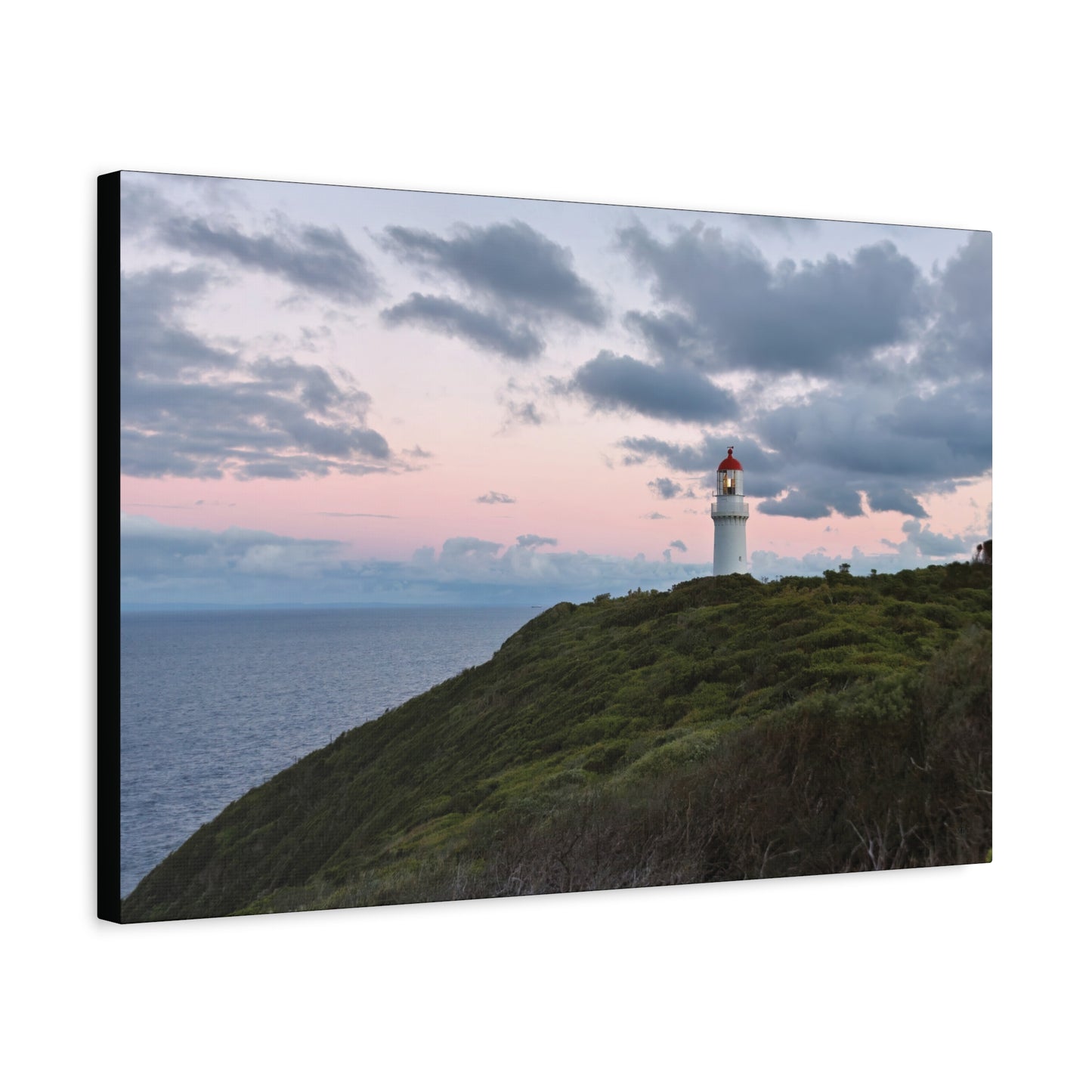 Cape Schank Lighthouse at Sunrise in Winter 6228 - Thick Matte Canvas Print