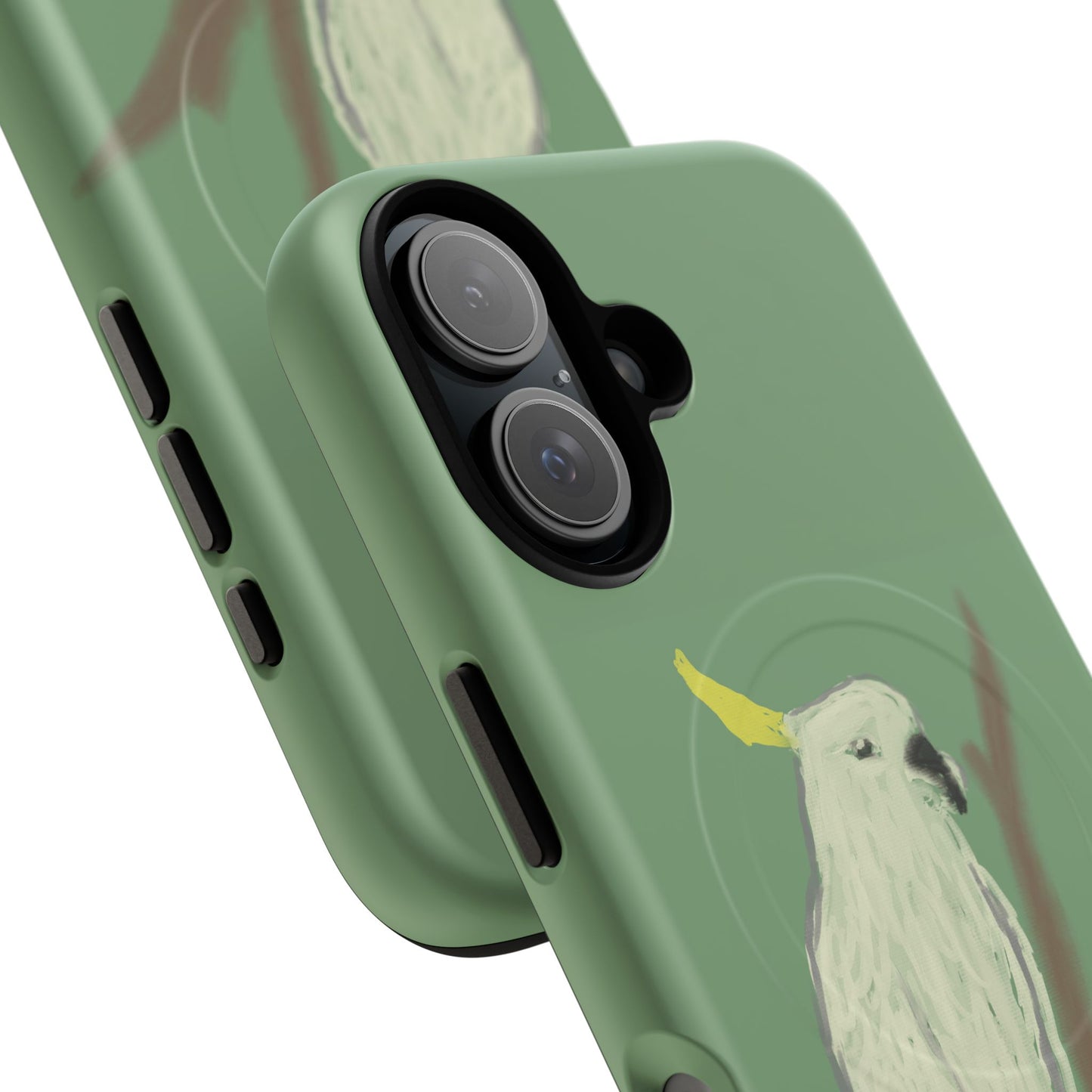 Cockatoo Charm - Tough Magnetic Case (MagSafe® Compatible)