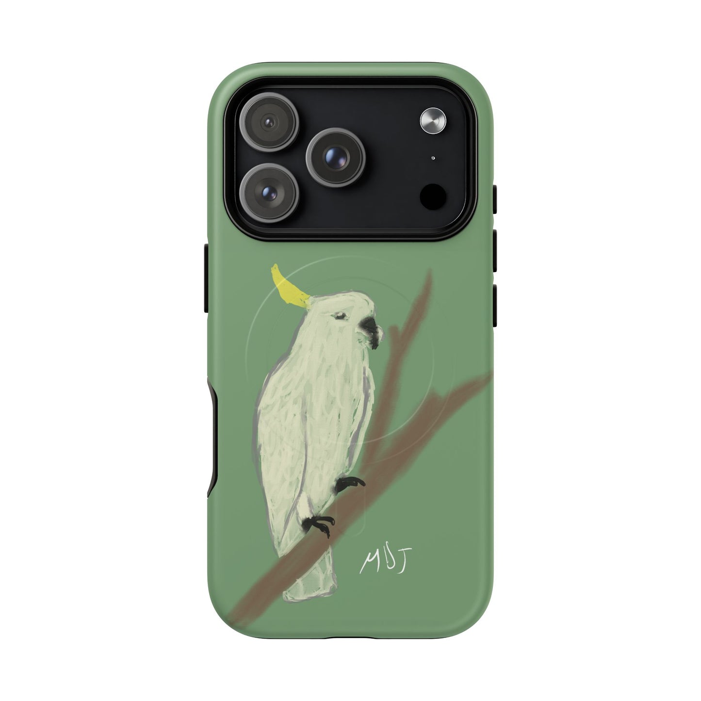 Charme Kakatoès | Coque magnétique robuste (Compatible MagSafe®)