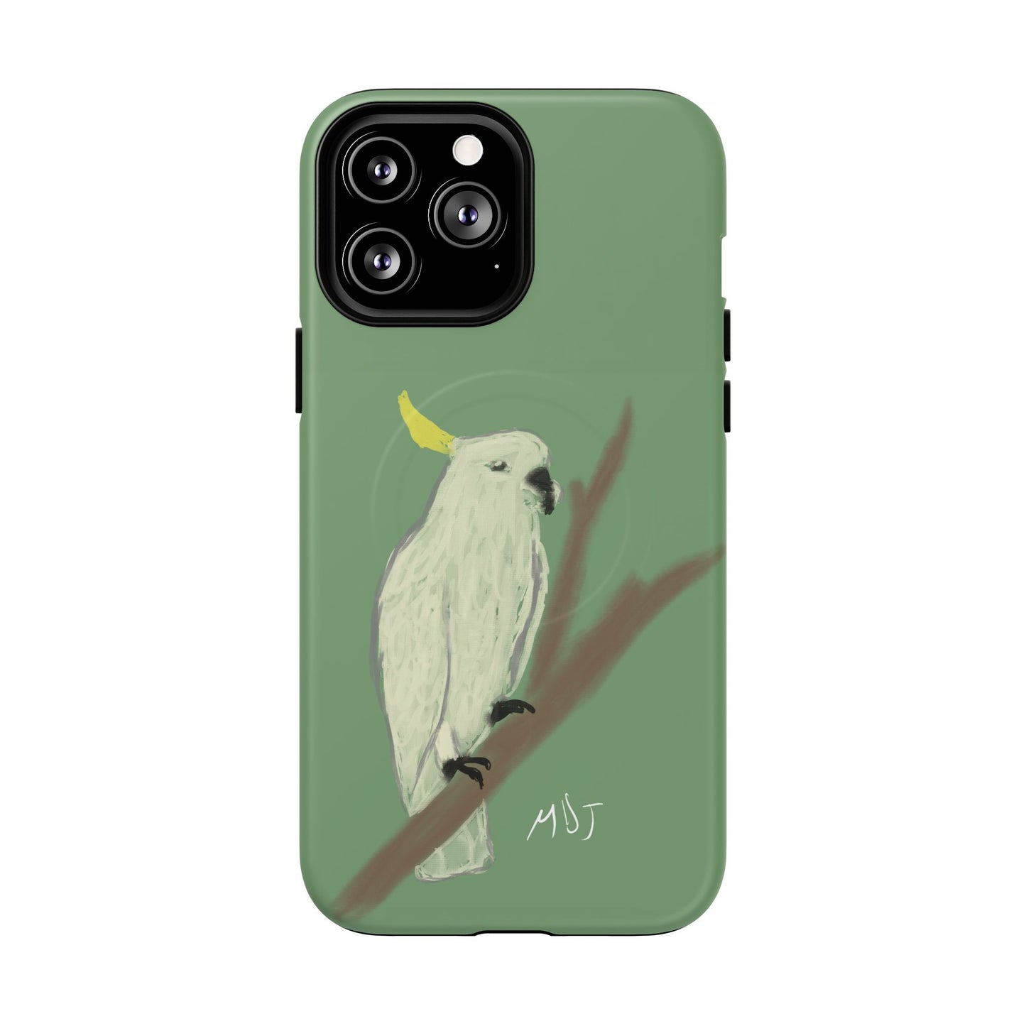 Charme Kakatoès | Coque magnétique robuste (Compatible MagSafe®)