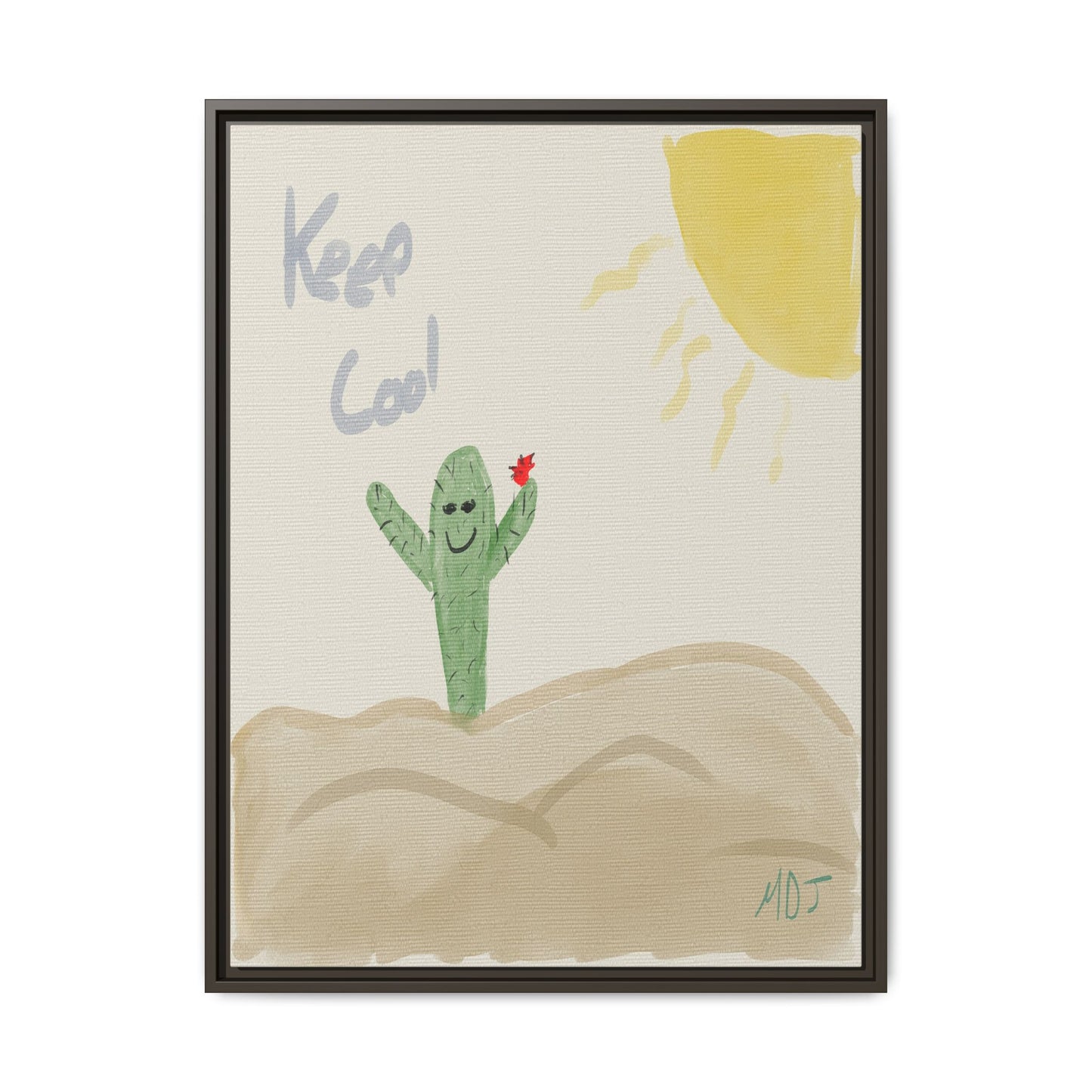 Keep Cool - Framed Canvas Print