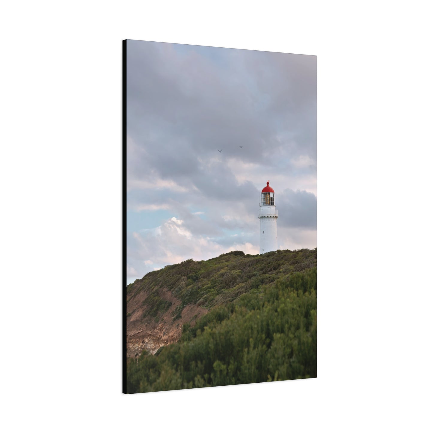 Cape Schank Lighthouse in Winter Light 6286 - Thick Matte Canvas Print