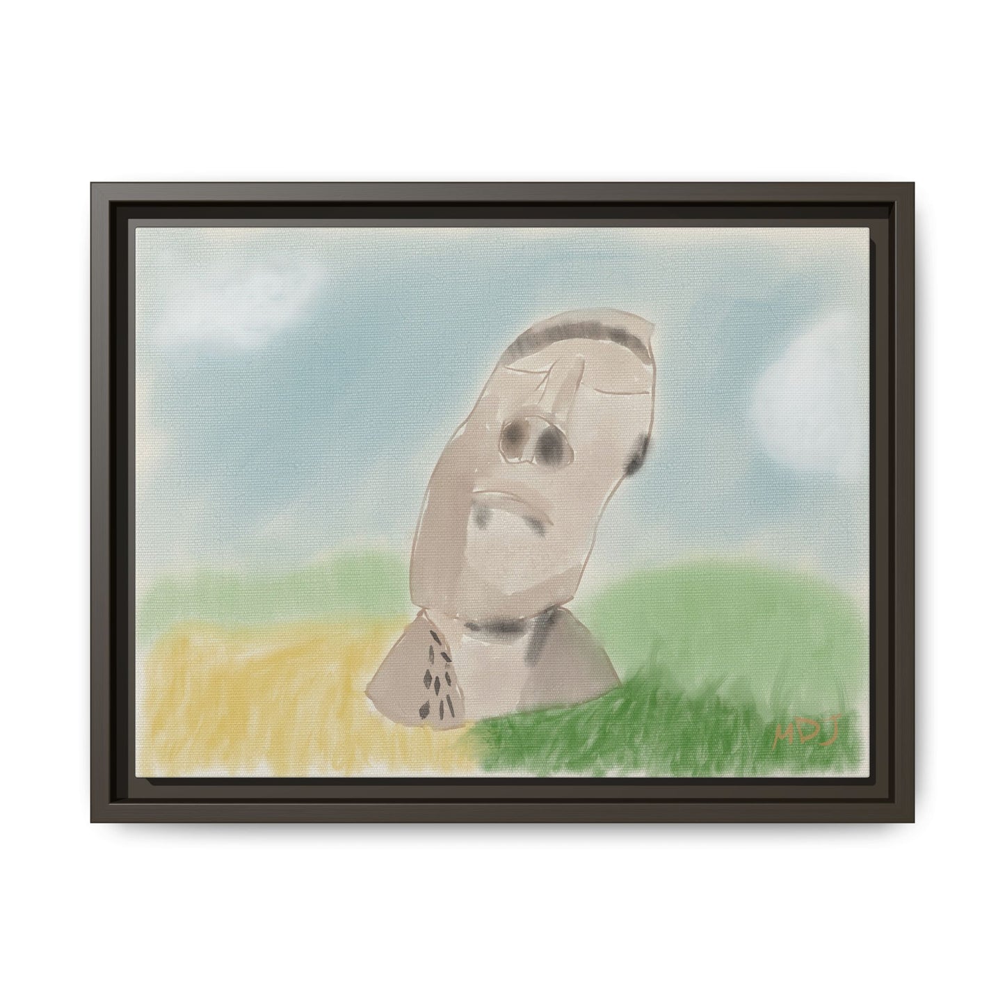 Moai Serenity | The Framed Canvas Deployment