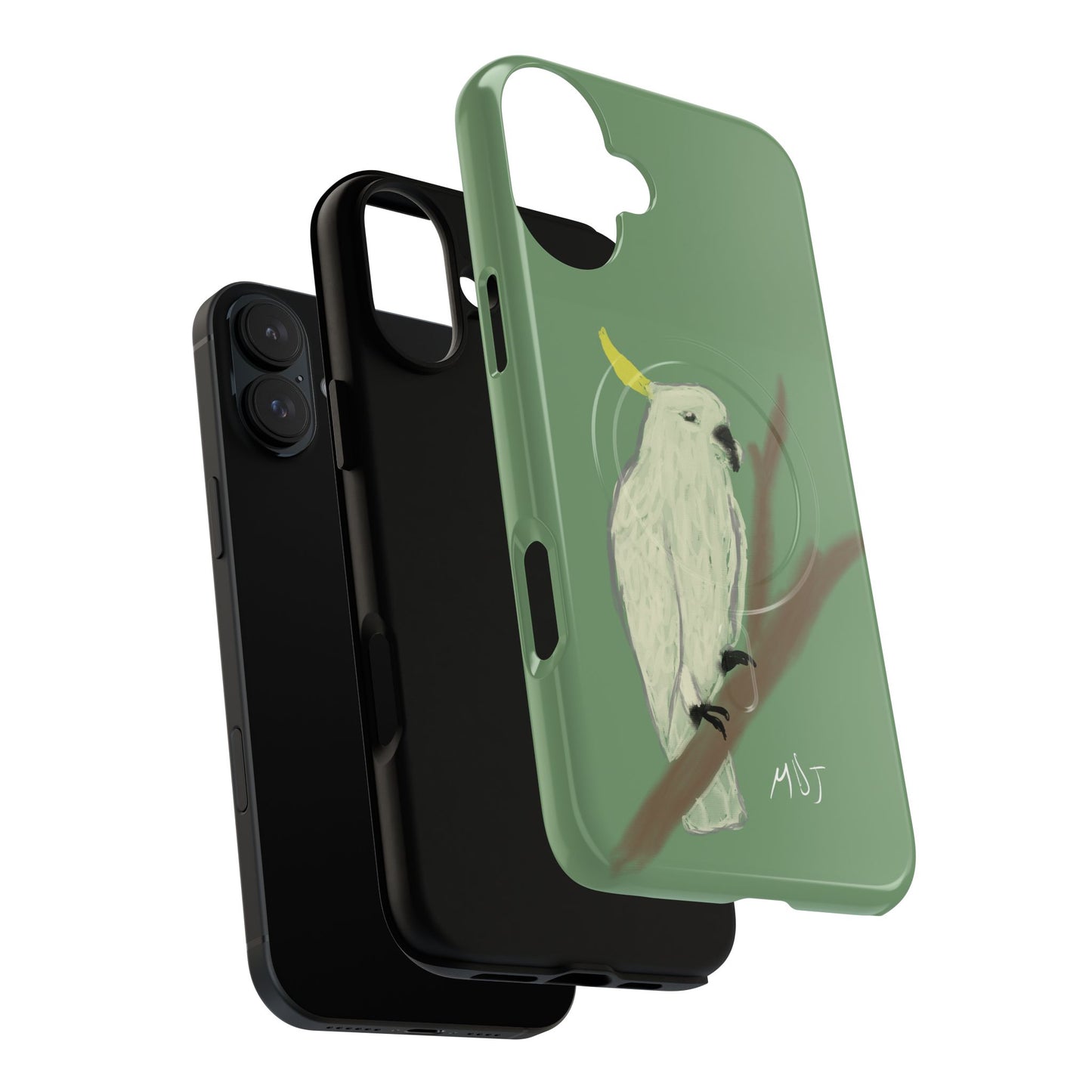 Cockatoo Charm - Tough Magnetic Case (MagSafe® Compatible)