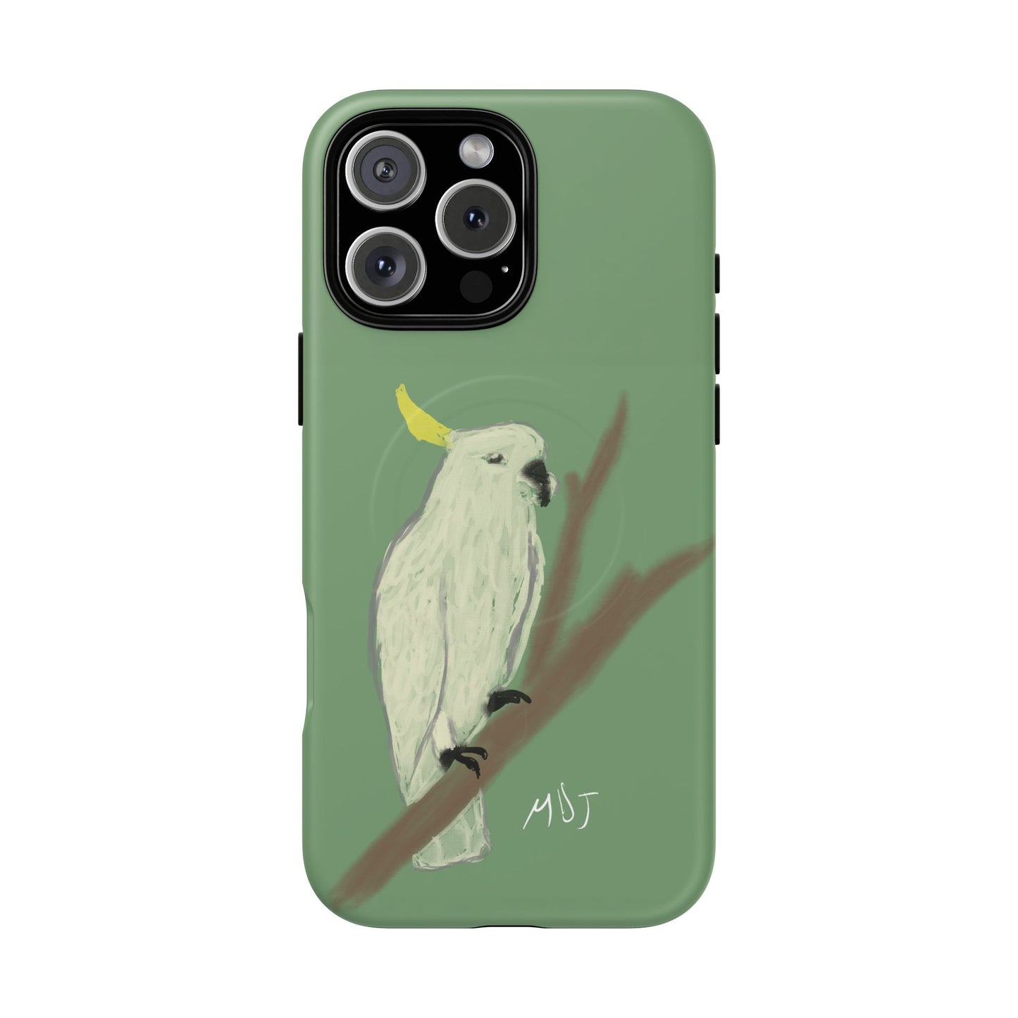Charme Kakatoès | Coque magnétique robuste (Compatible MagSafe®)