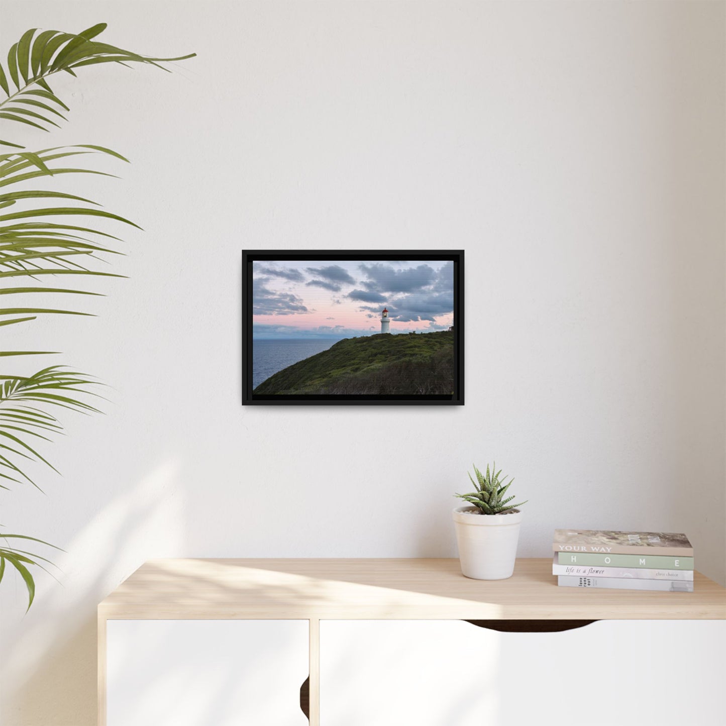 Cape Schank Lighthouse at Sunrise in Winter [6228] | Framed Canvas