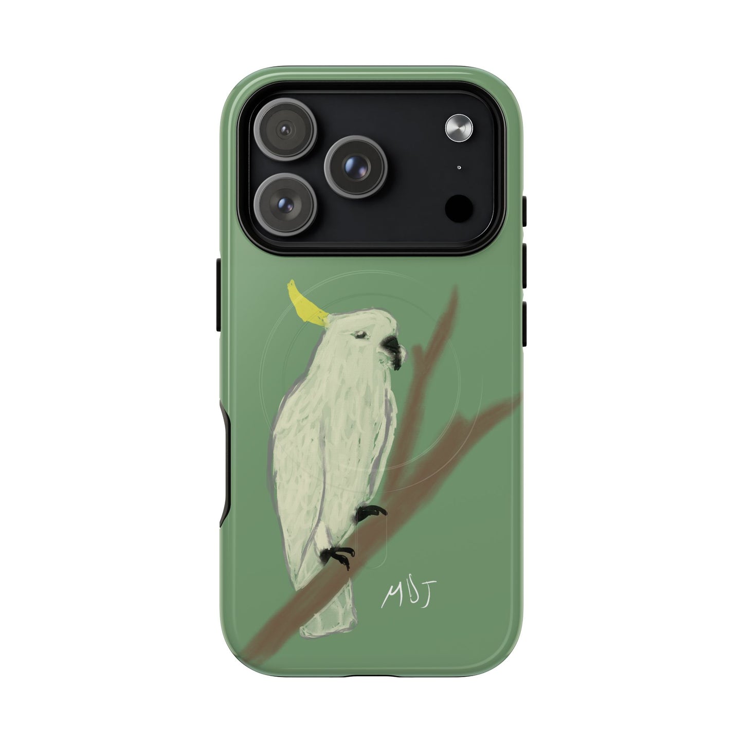 Cockatoo Charm - Tough Magnetic Case (MagSafe® Compatible)