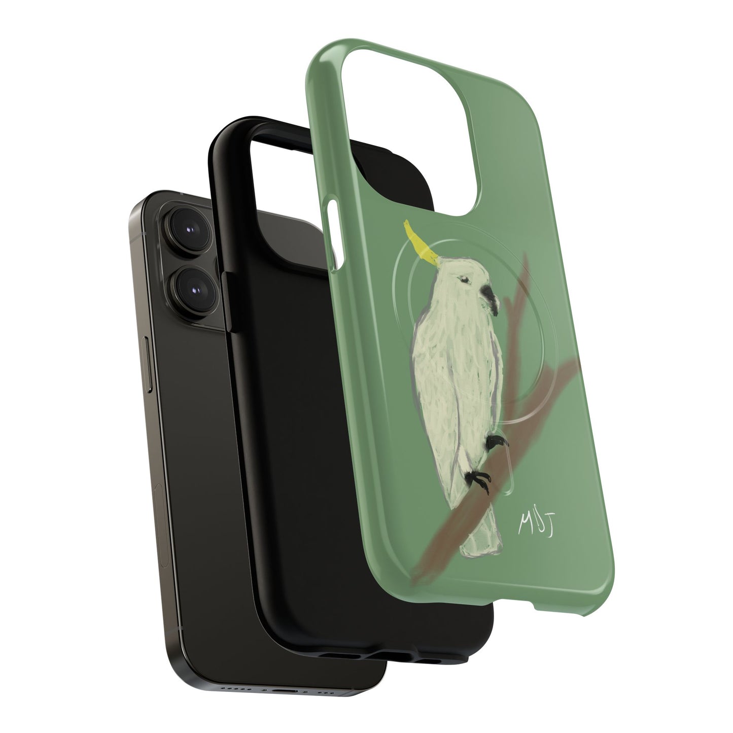 Cockatoo Charm - Tough Magnetic Case (MagSafe® Compatible)