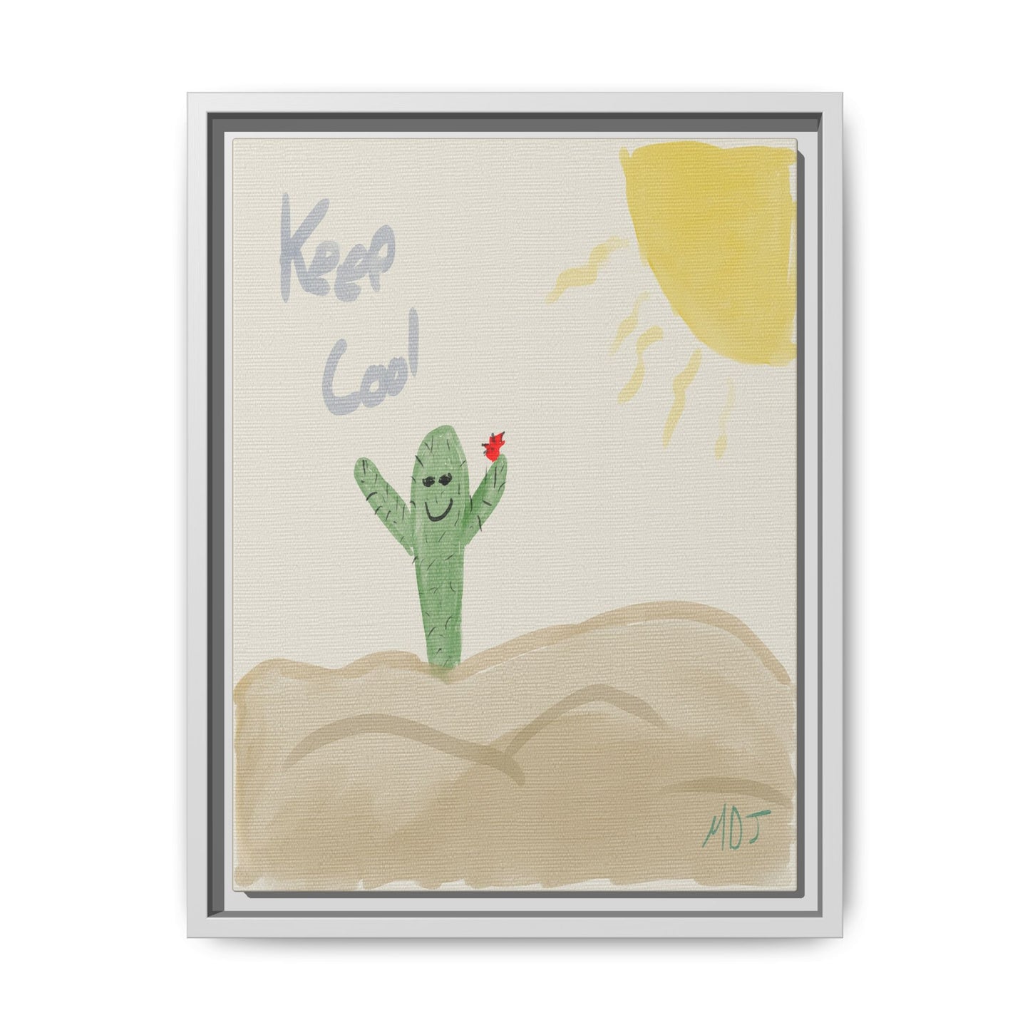 Keep Cool - Framed Canvas Print