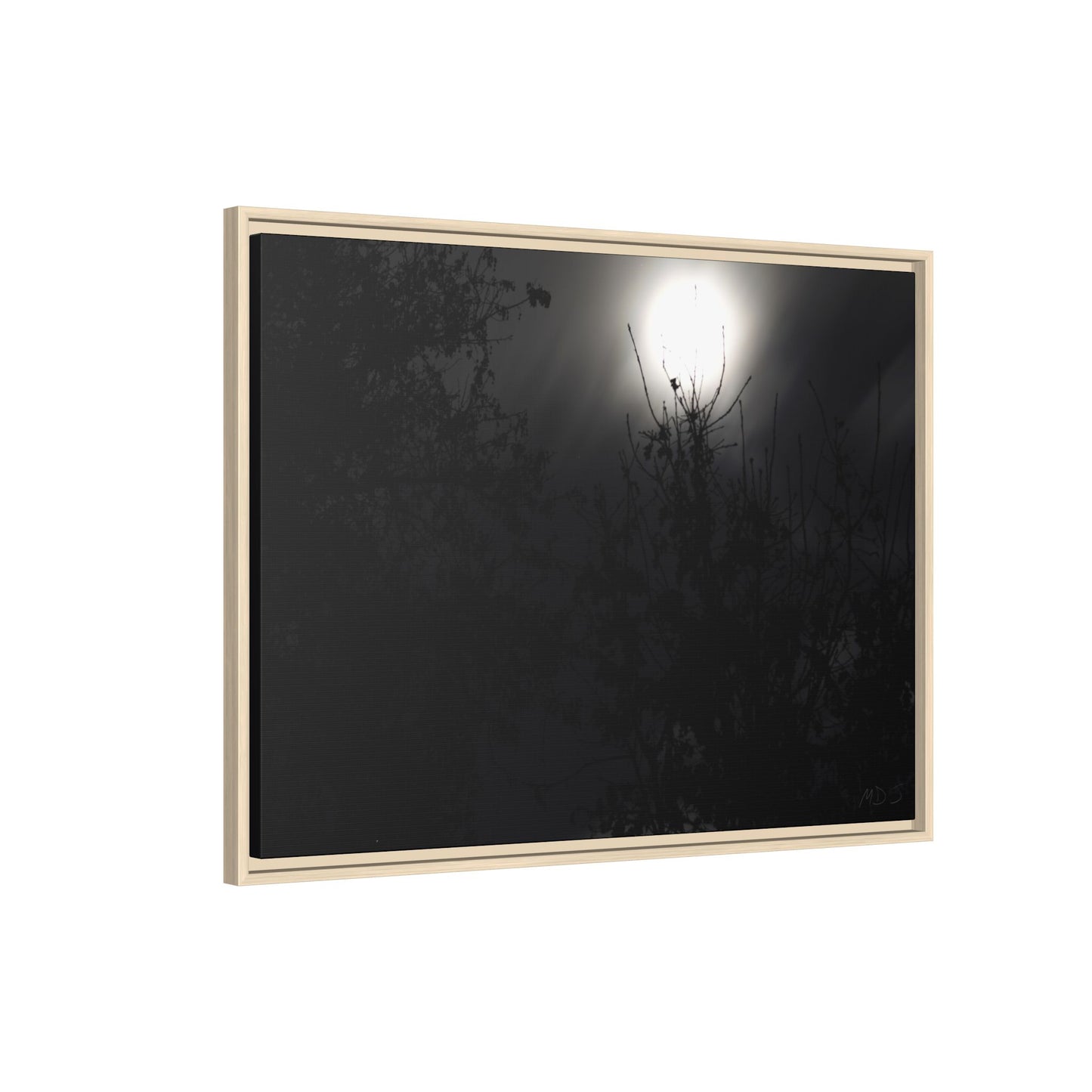 A Dance of Shadows Beneath the Moonlight [28] | Framed Canvas
