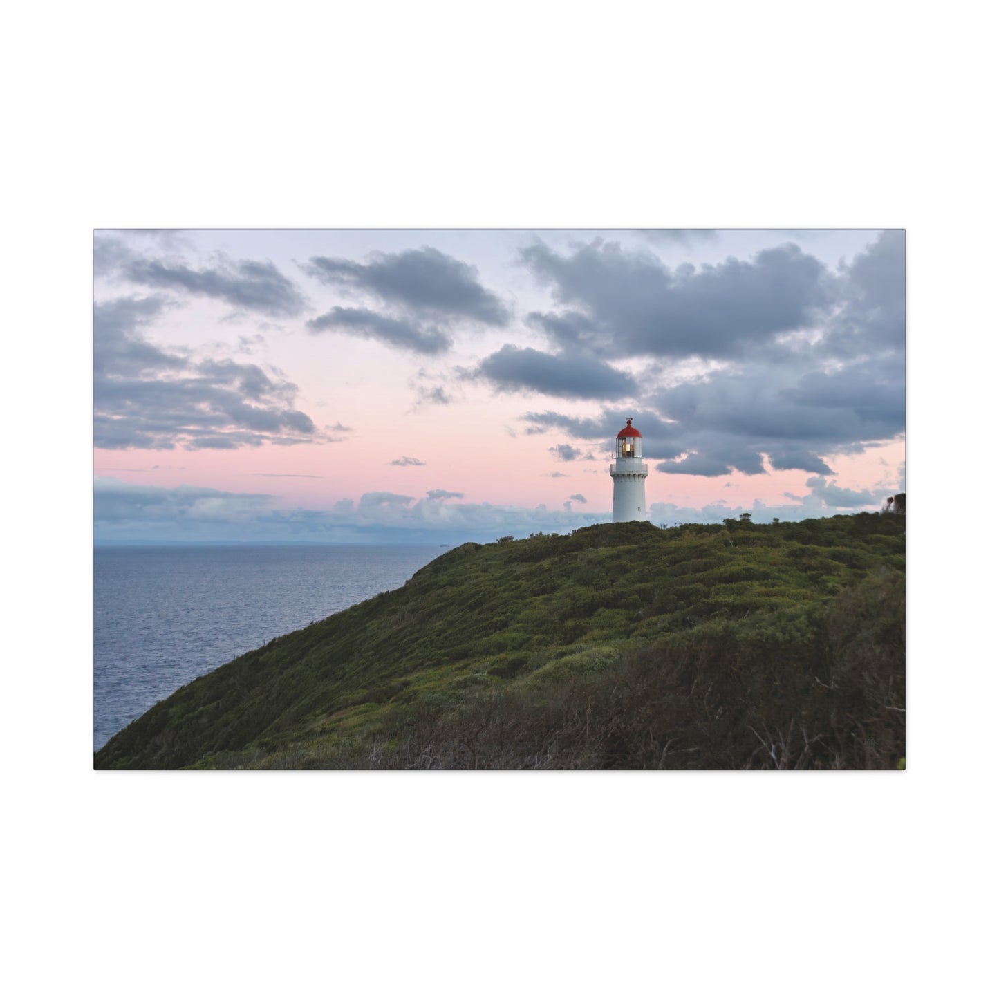 Cape Schank Lighthouse at Sunrise in Winter 6228 - Thick Matte Canvas Print