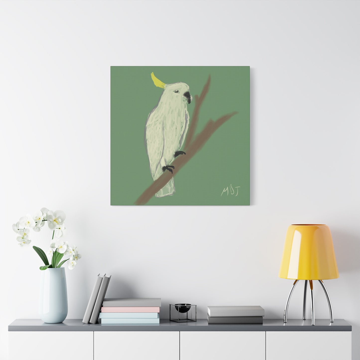 Cockatoo Charm - Canvas Print